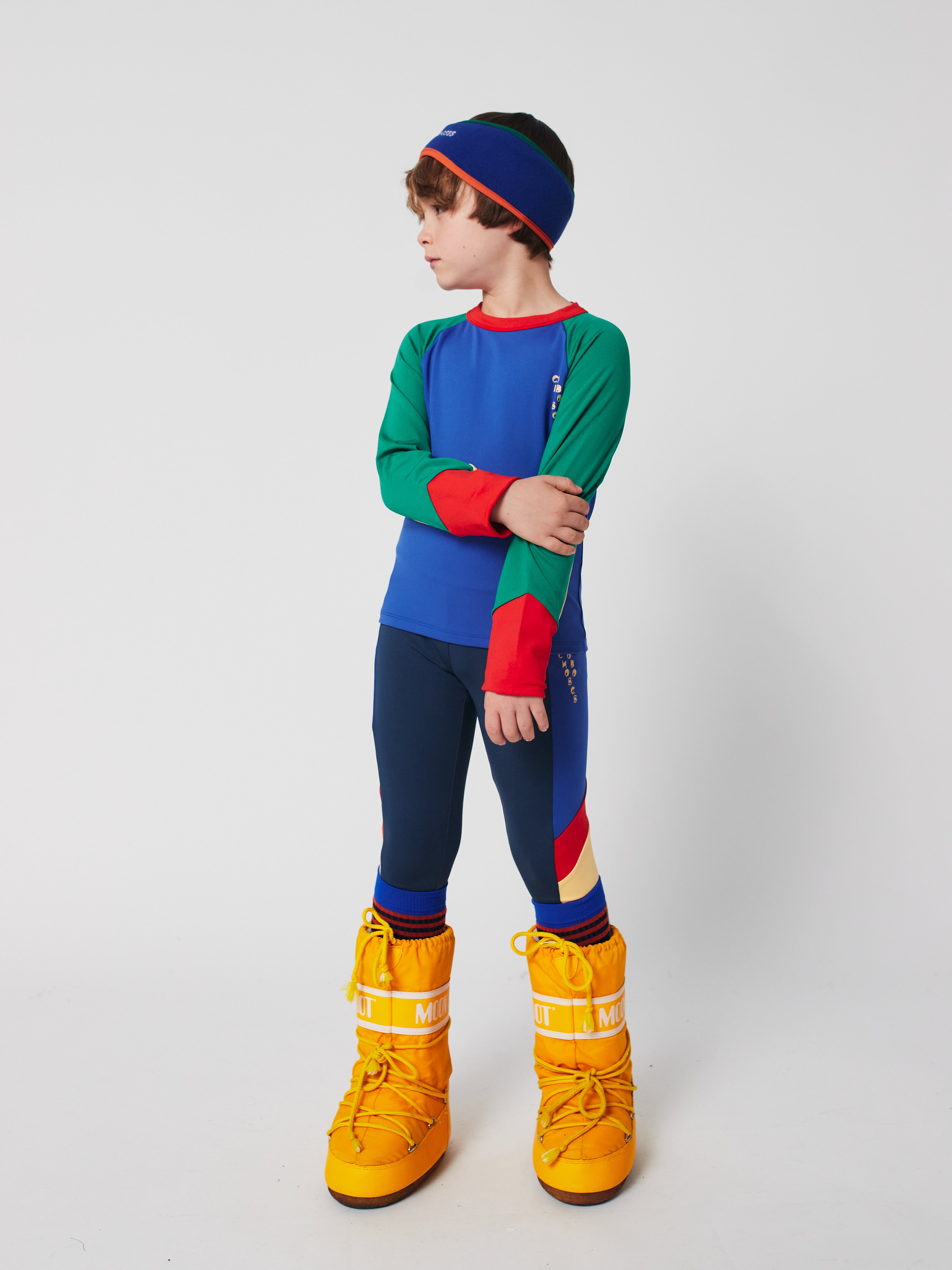 Color Block Sporty Leggings - Multicolor