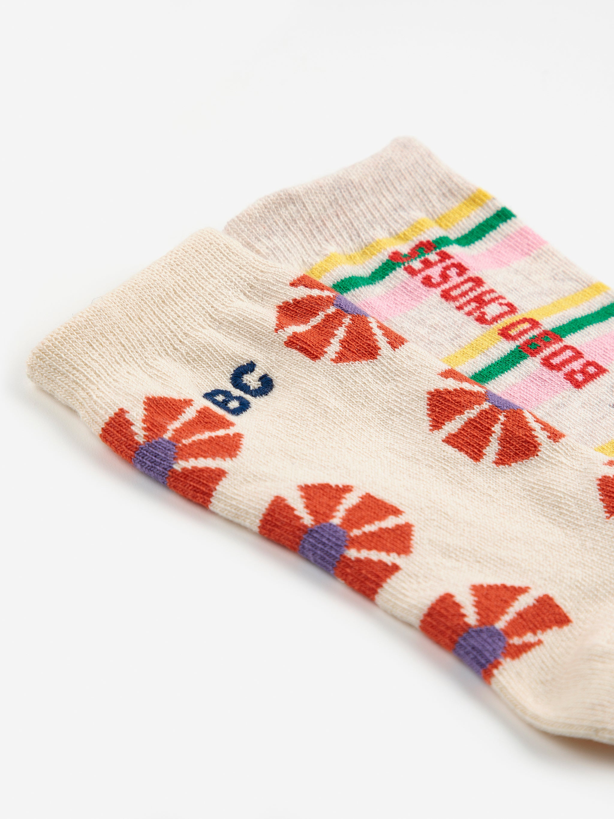 Kaleidoscope All Over Stripes Long Socks Pack - Multicolor