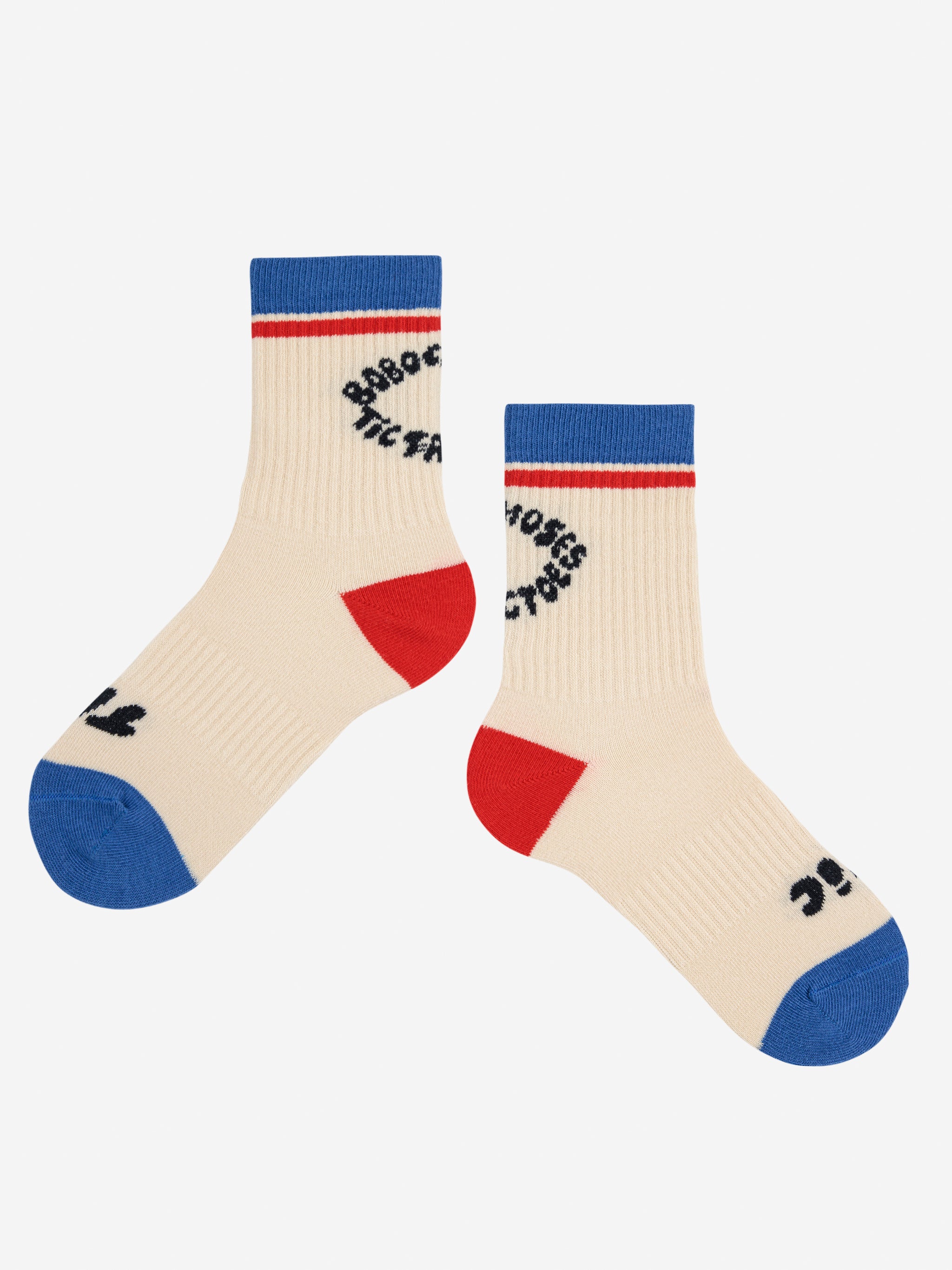Tic Tac Toe Color Block Long Socks - Multicolor
