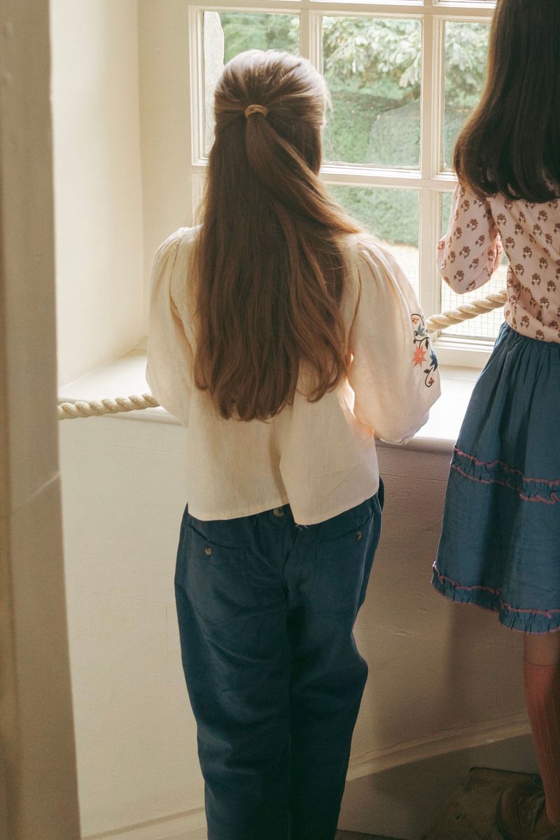 Remy Trousers in Bijou Blue Corduroy