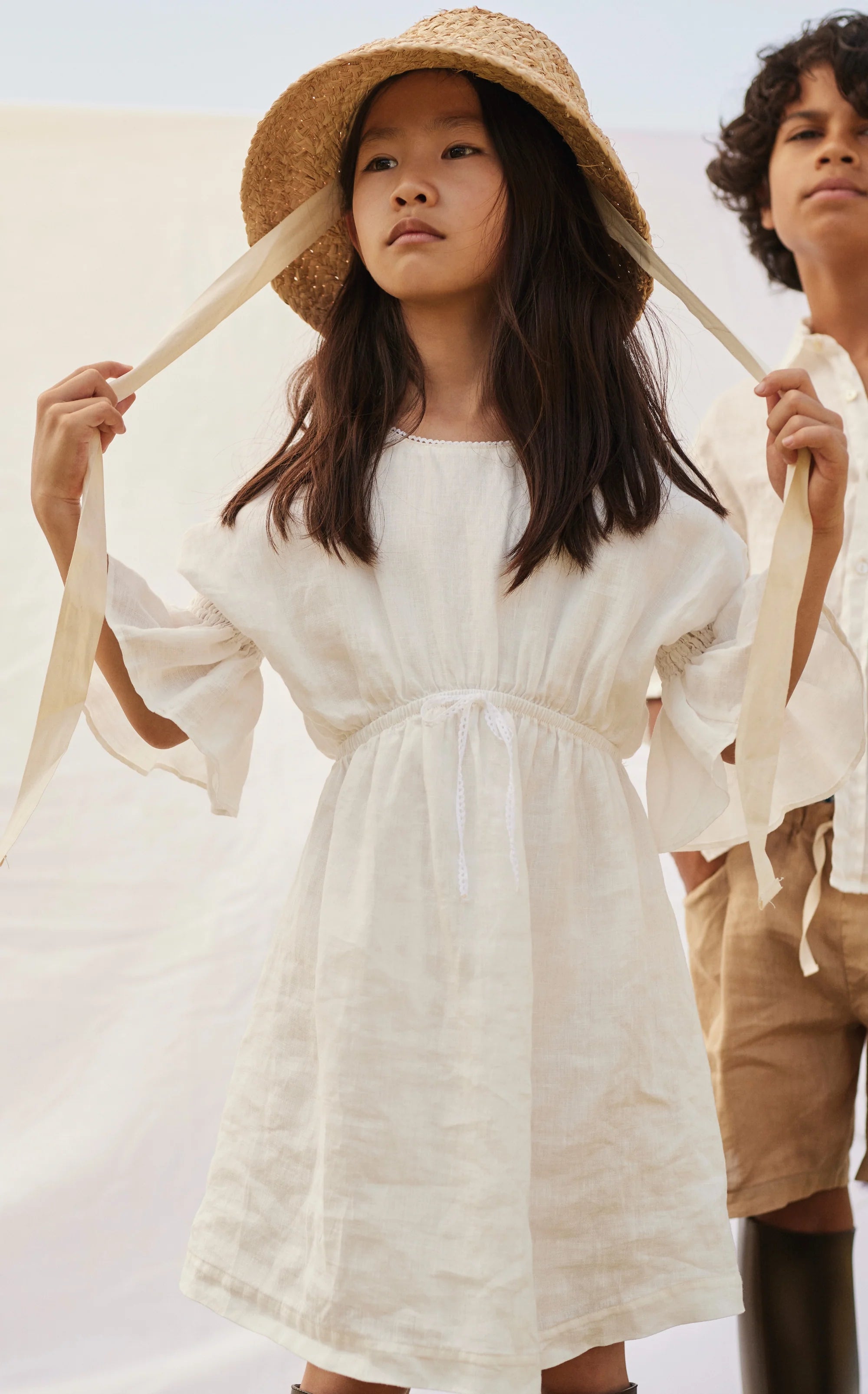 Linen Dress - Ivory
