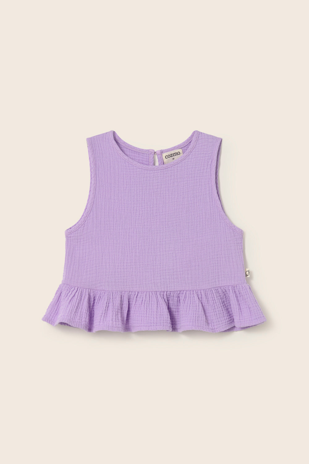 Blair Soft Gauze Cotton Top - Lavender