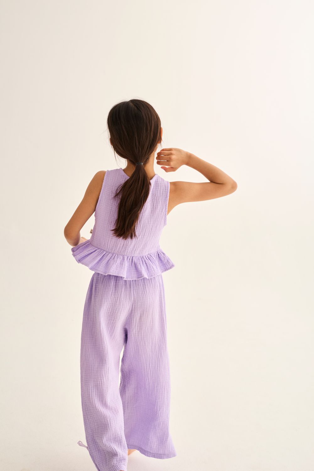 Blair Soft Gauze Cotton Top - Lavender