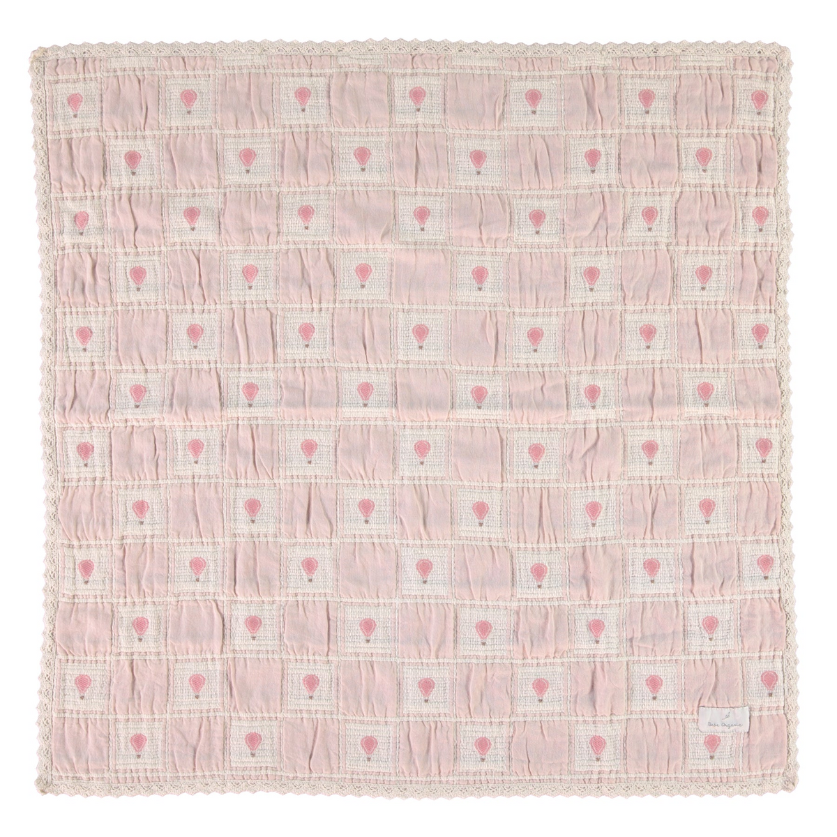 Balloon Blanket - Pink Balloon Patchwork