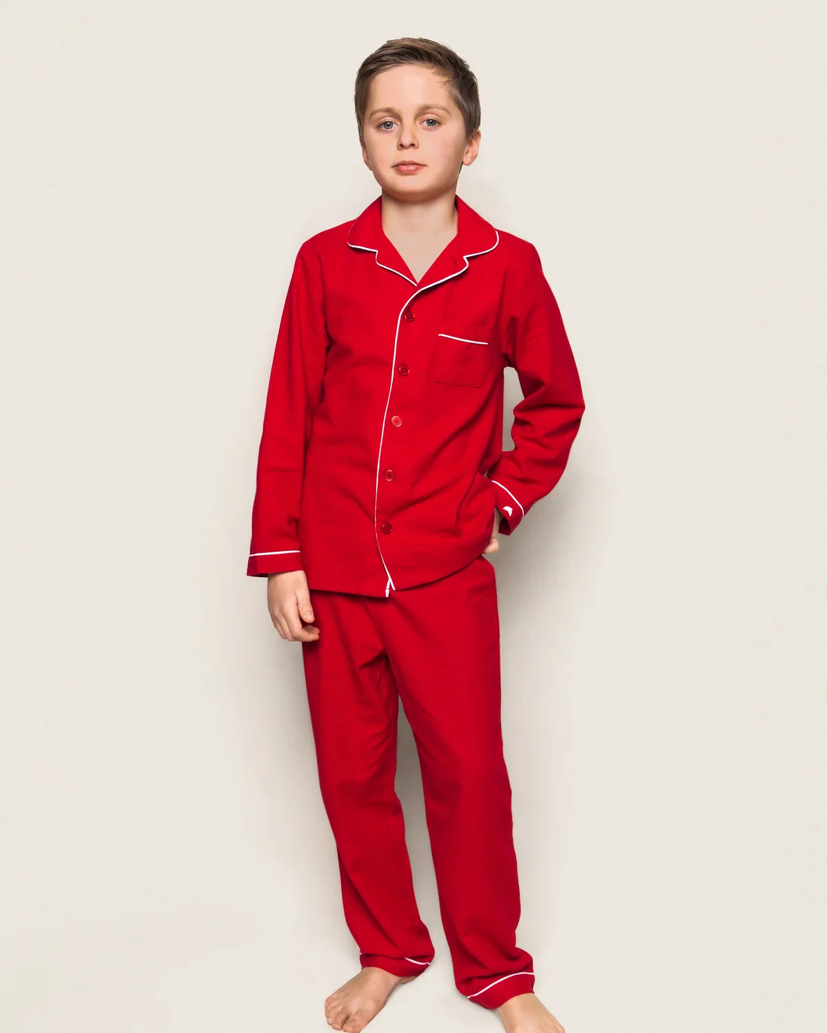 Classic Red Flannel Pajama Set