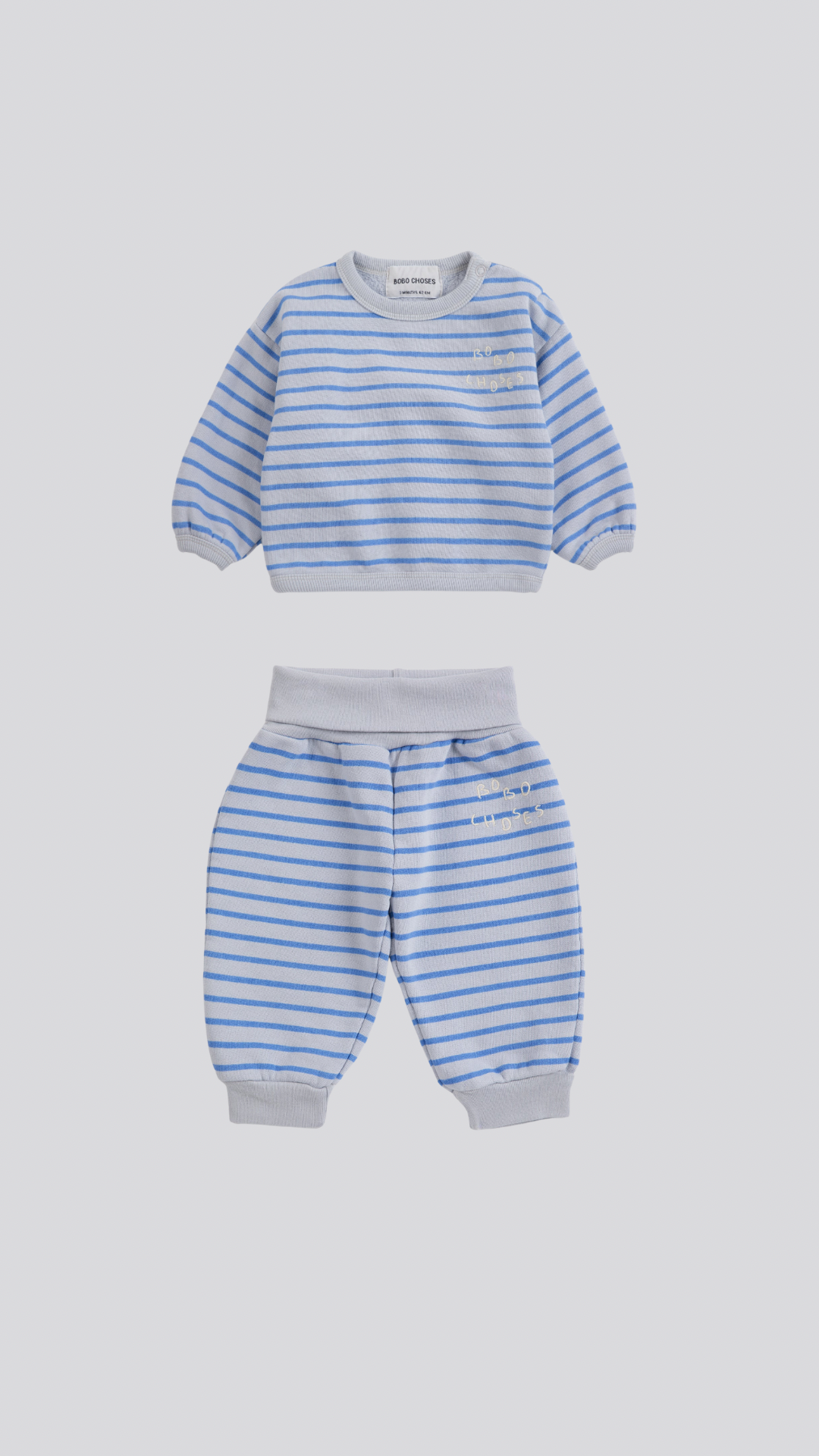 Bobo Choses Stripes Sweatshirt and sweatpants