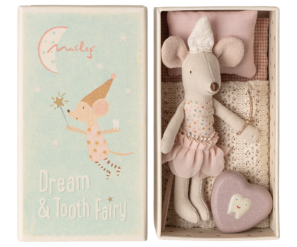 Tooth Fairy Mouse, Little Sister in Matchbox