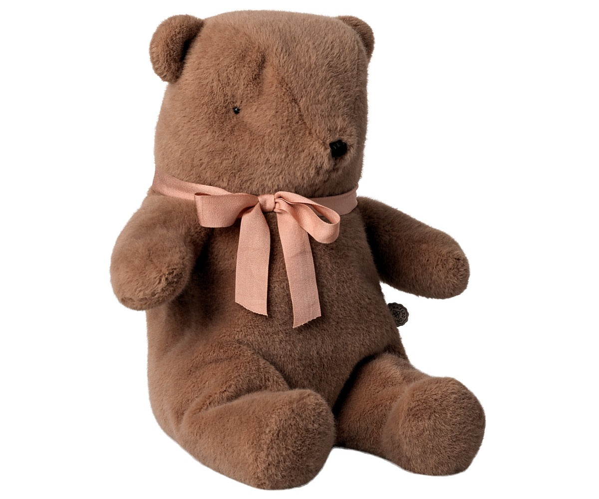 Teddy Bear Plush, Medium - Soft Brown
