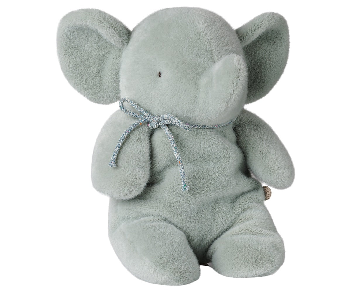 Elephant Plush, Medium - Soft Mint