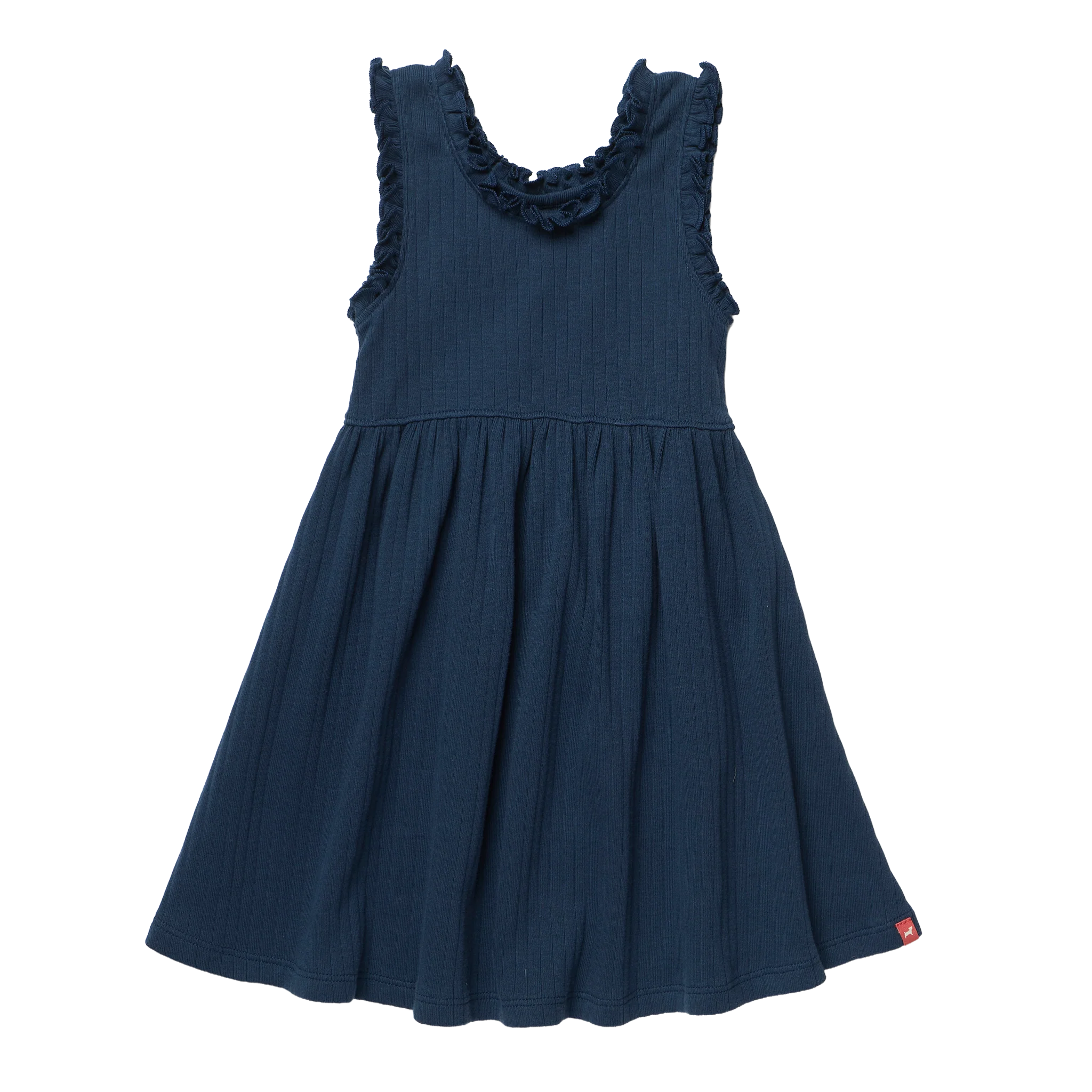 Joy Ruffle Rib Dress