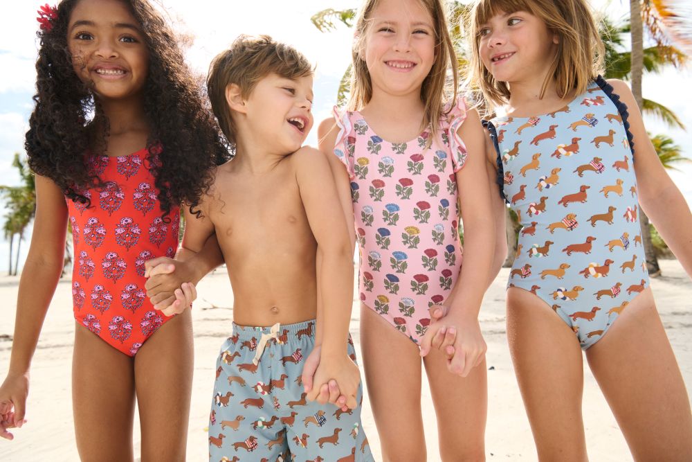 Girls Sylvie Suit - Swim Dachshunds