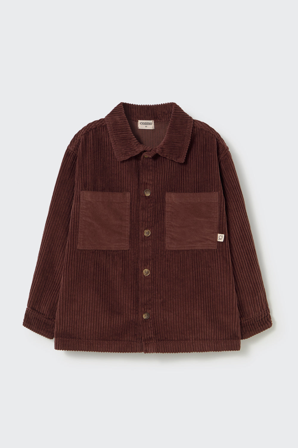 Dakar Wide Wale Corduroy Overshirt - Chocolate