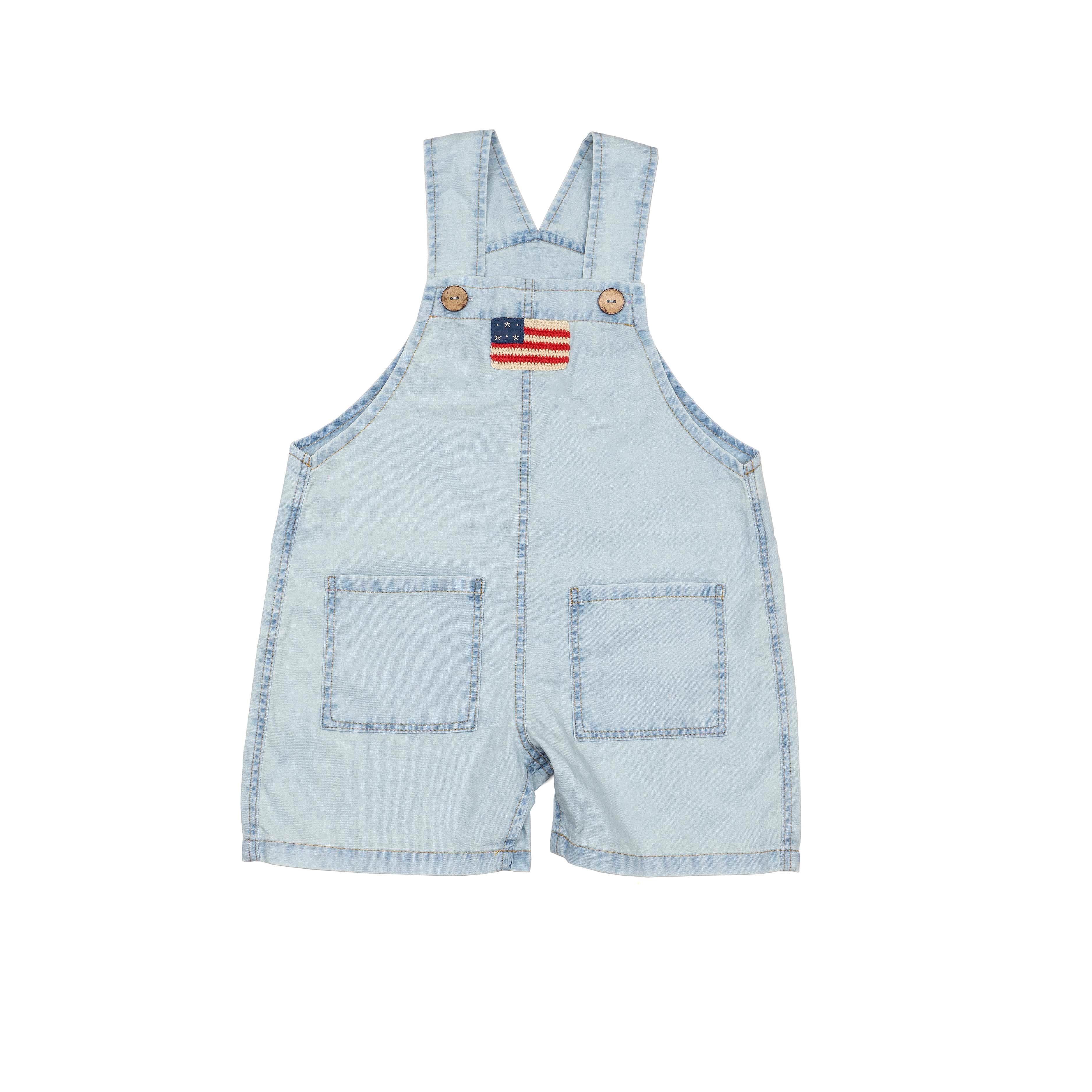 Overalls - Denim American Flag