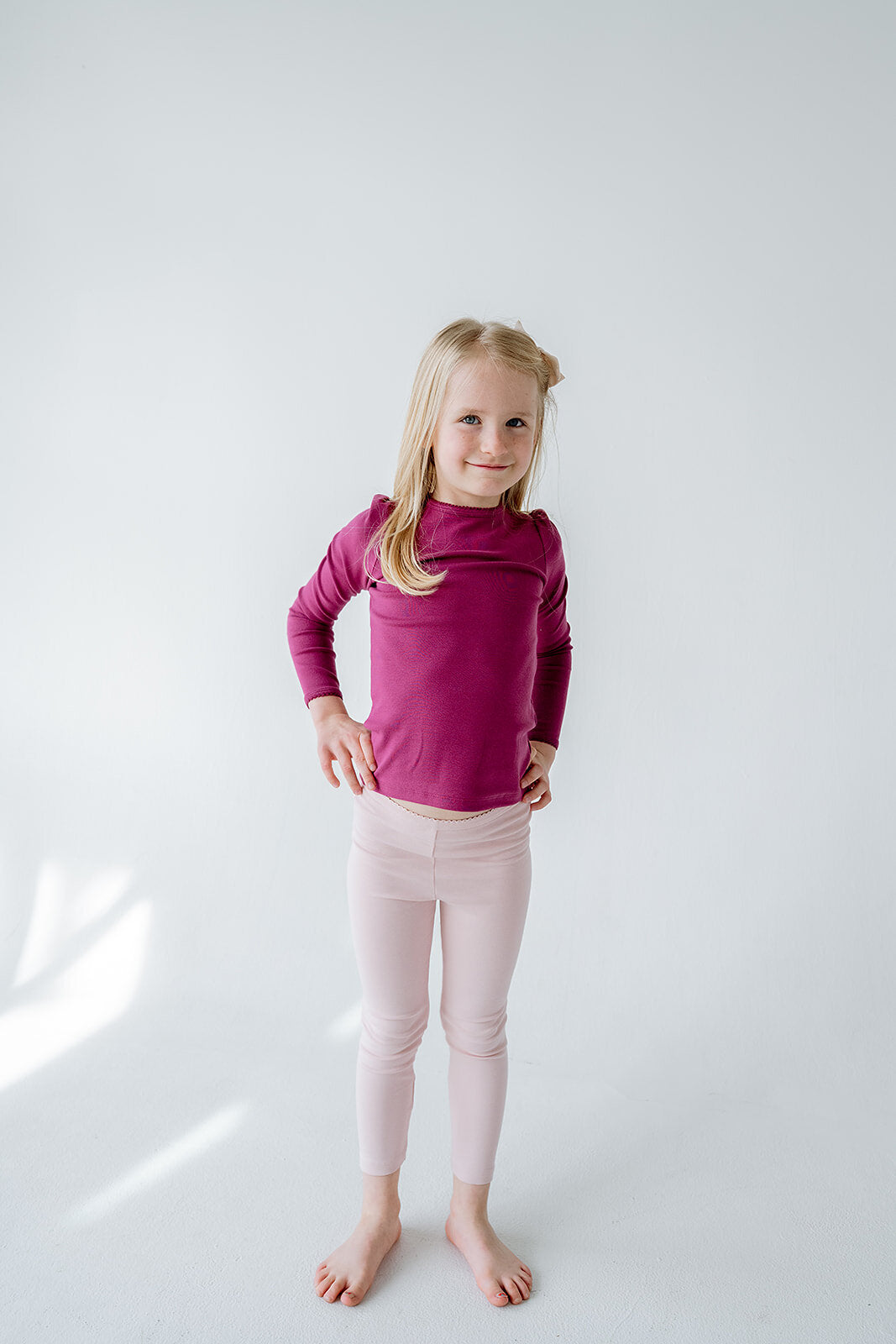 Long Sleeve Beaufort Tee | Raspberry