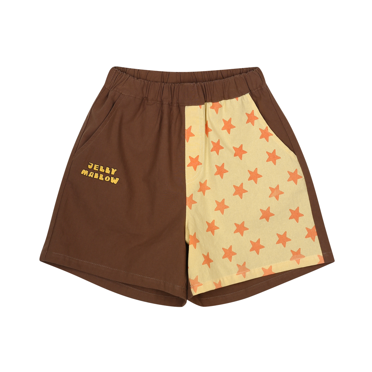 Star Pocket Shorts - Brown