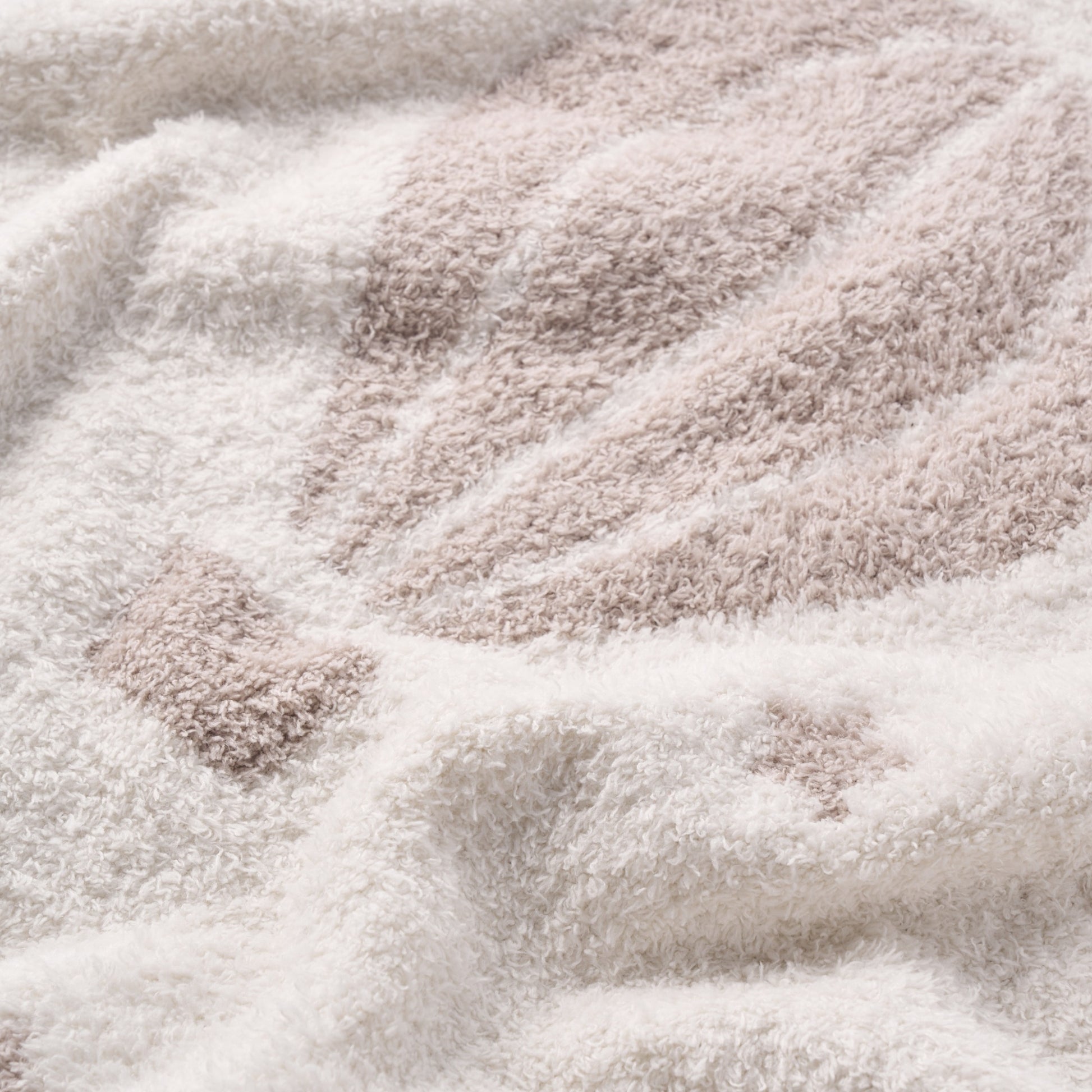 Taupe Chenille Knit Hot Air Balloon Blanket