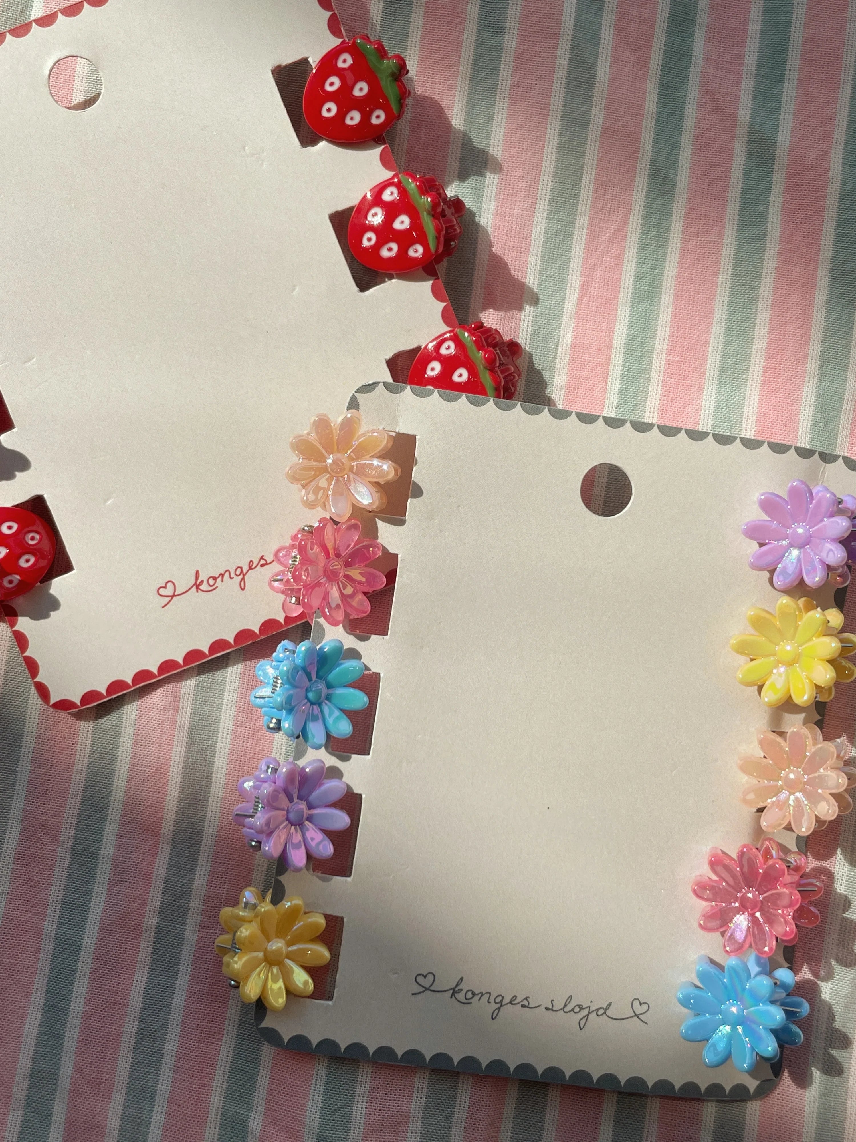 10 Pack Mini Flower Hair Claws