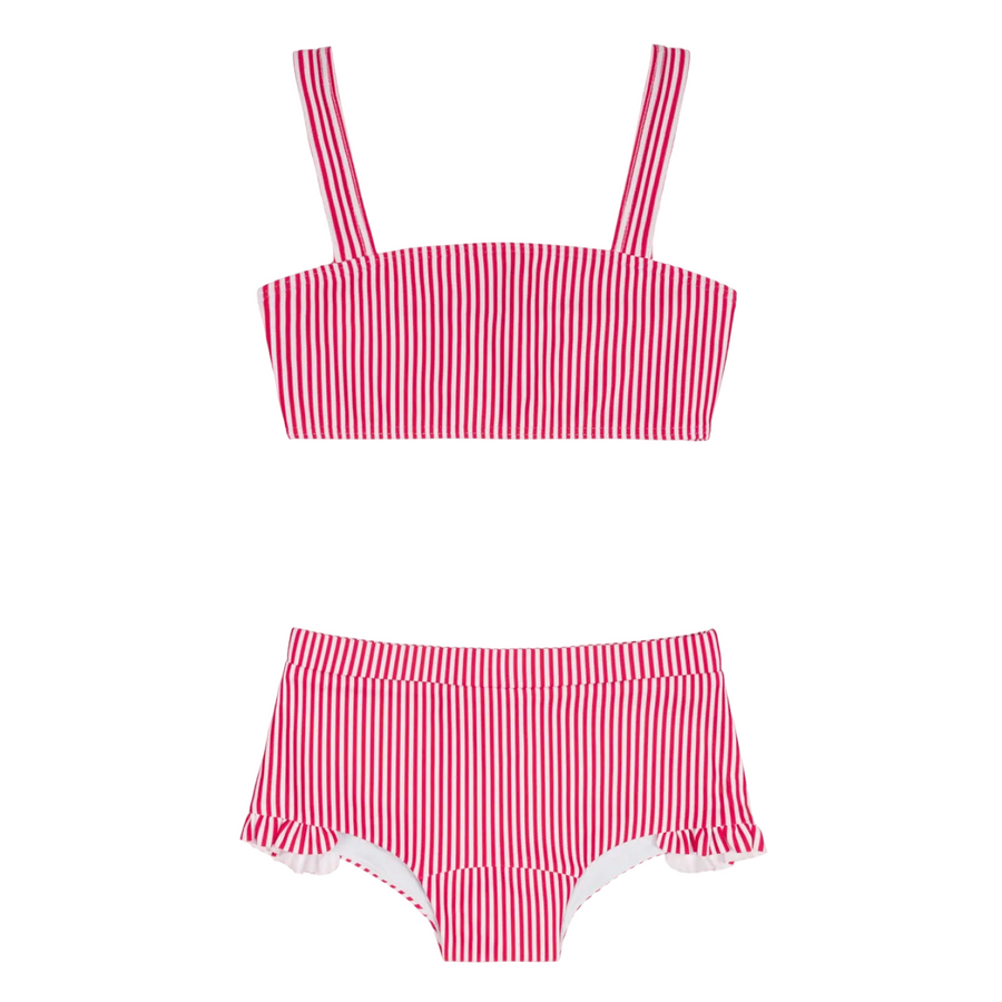 Girls Gondola Stripe Bandeau Bikini