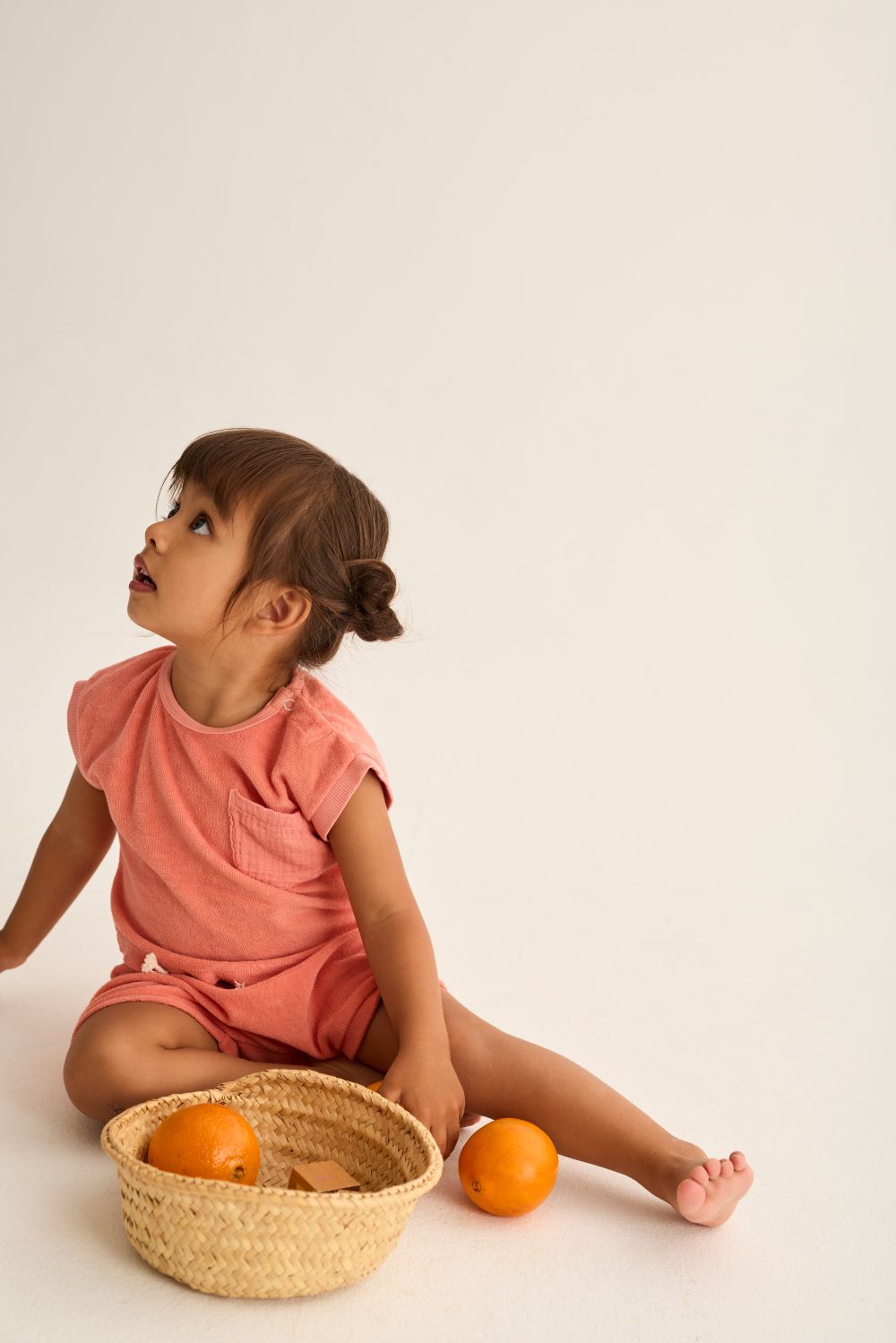Gage Soft Terry Cloth Baby T-Shirt - Rose