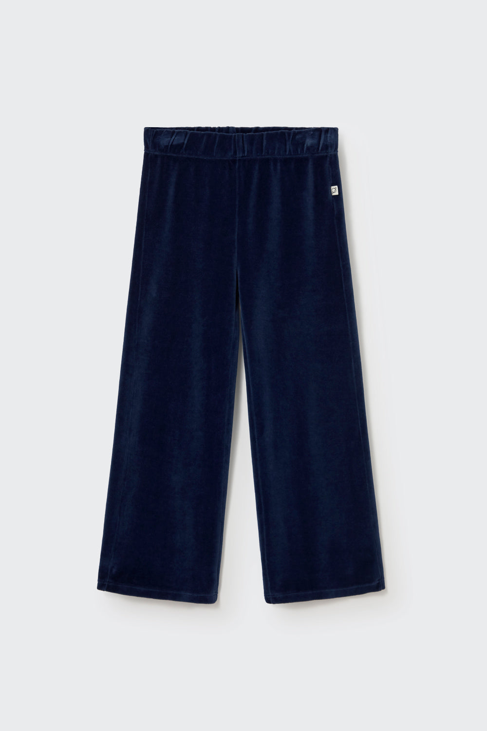 Goi Velour Knit Pants - Navy