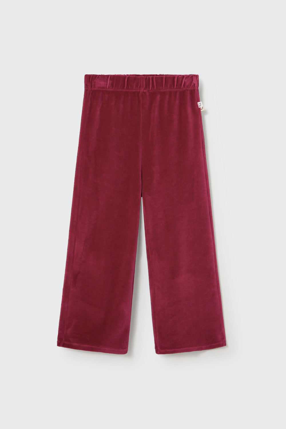 Goi Velour Knit Pants - Prune
