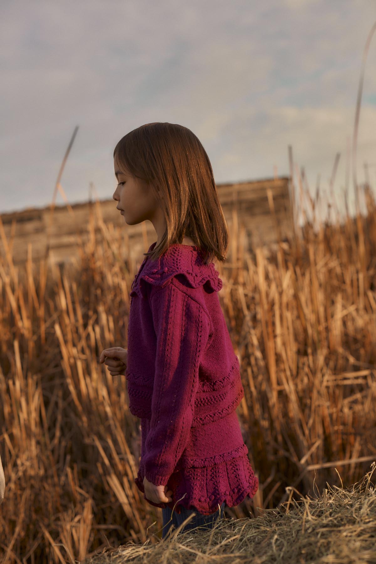Josephina Cardigan - Beetroot
