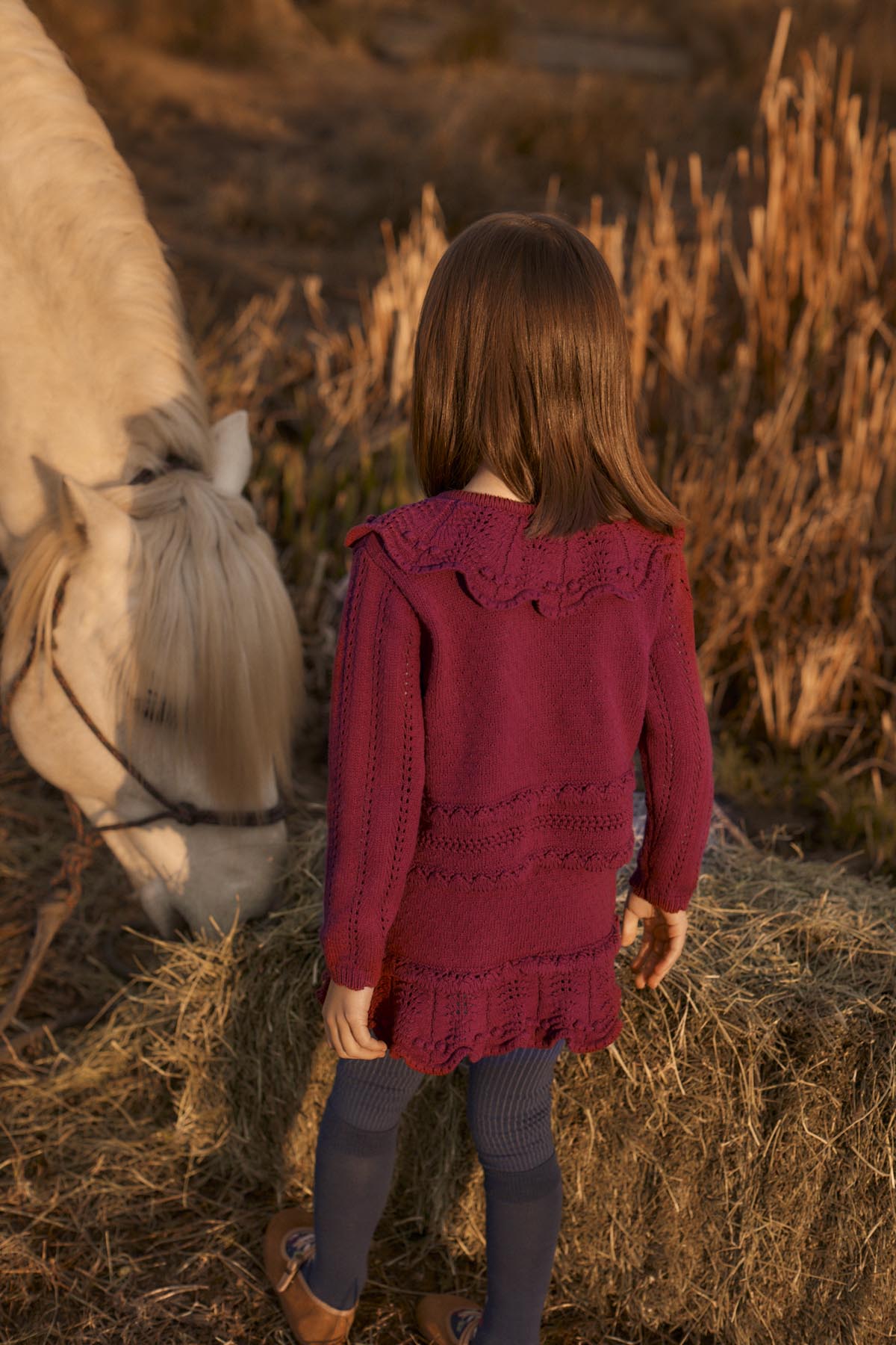 Josephina Cardigan - Beetroot