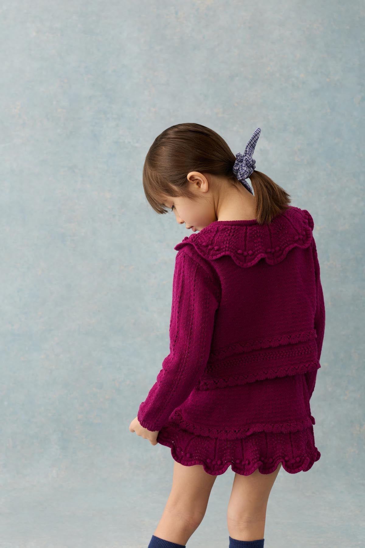 Aude Skirt - Beetroot