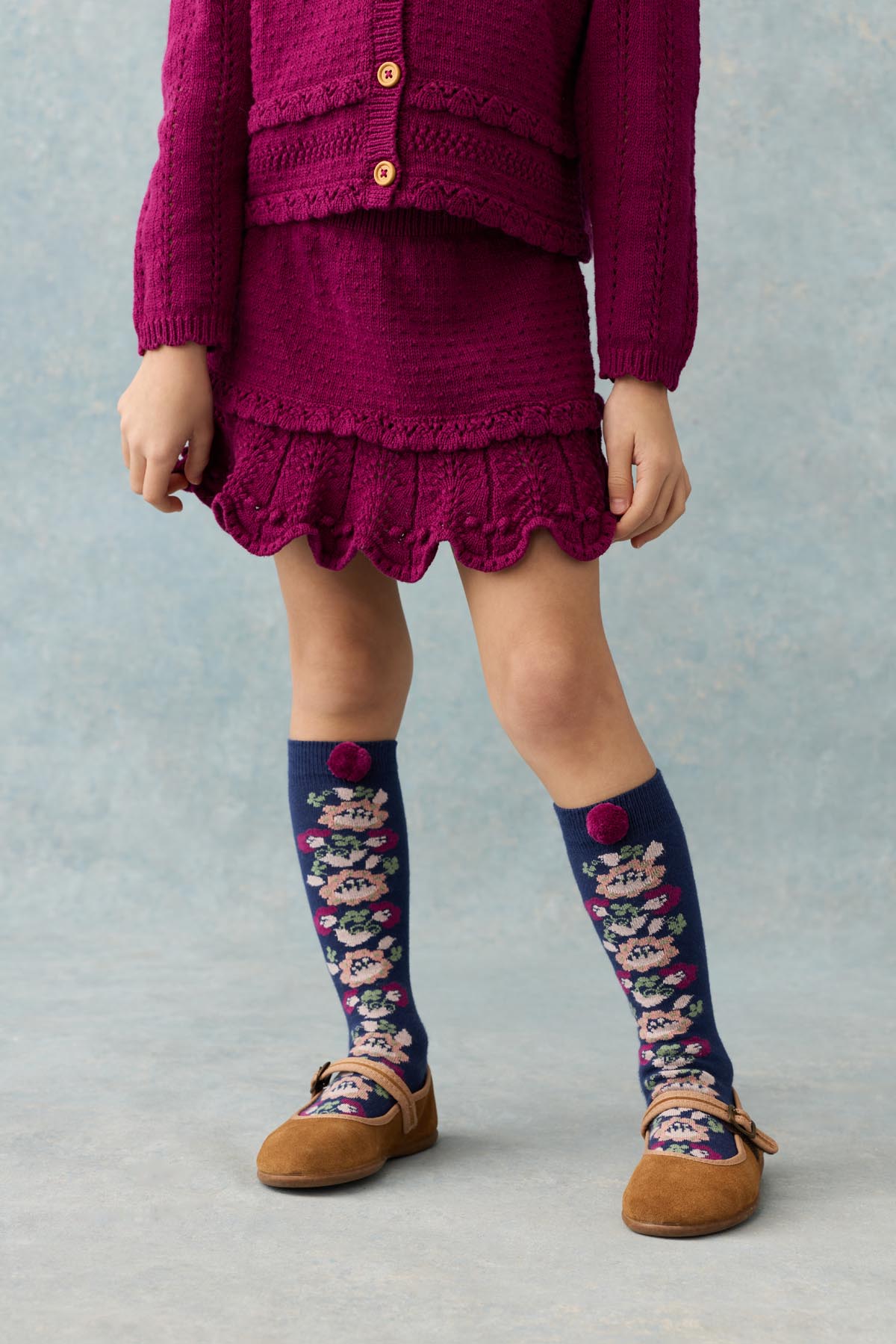 Aude Skirt - Beetroot