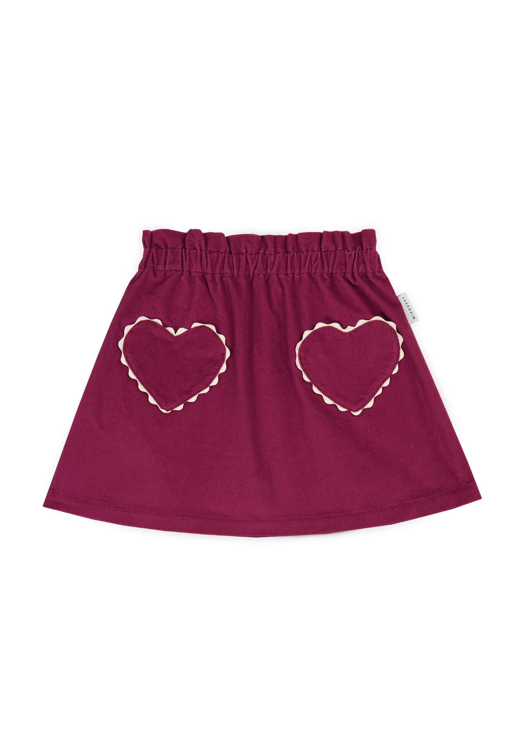 Clotilde Velvet Skirt - Magenta