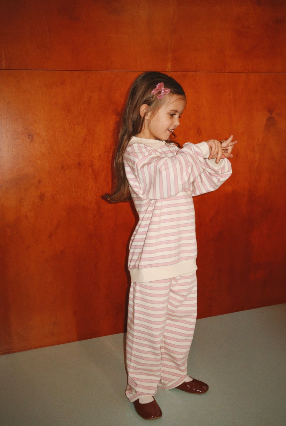 Spotty Sweatshirt GOTS - Lolly Stripe