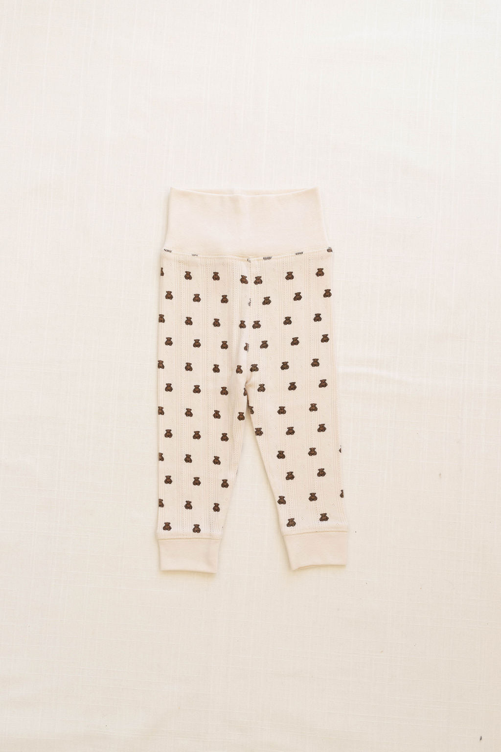 Onesie + Pant Set | Pointelle - Teddy