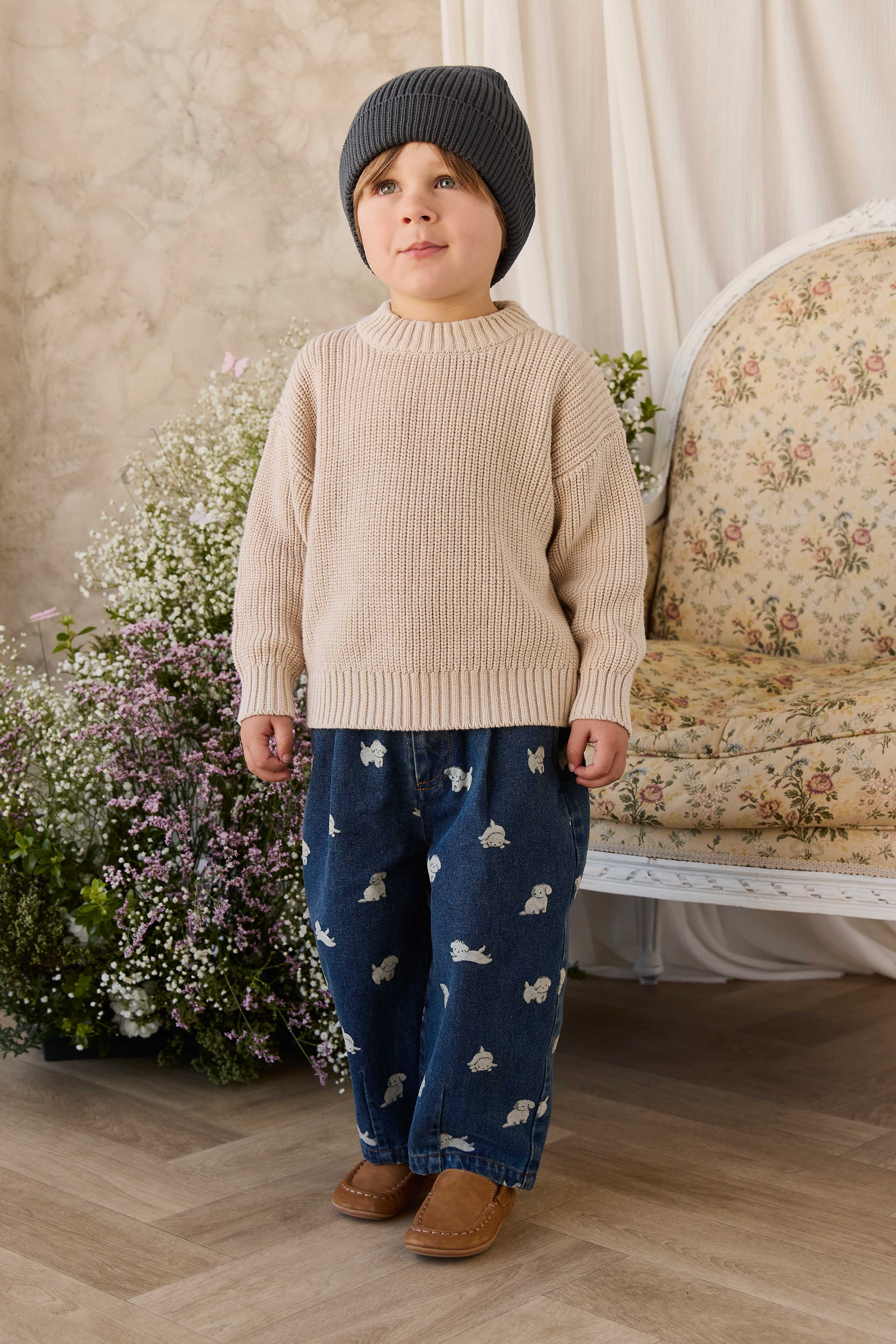Johan Jumper - Vintage Linen