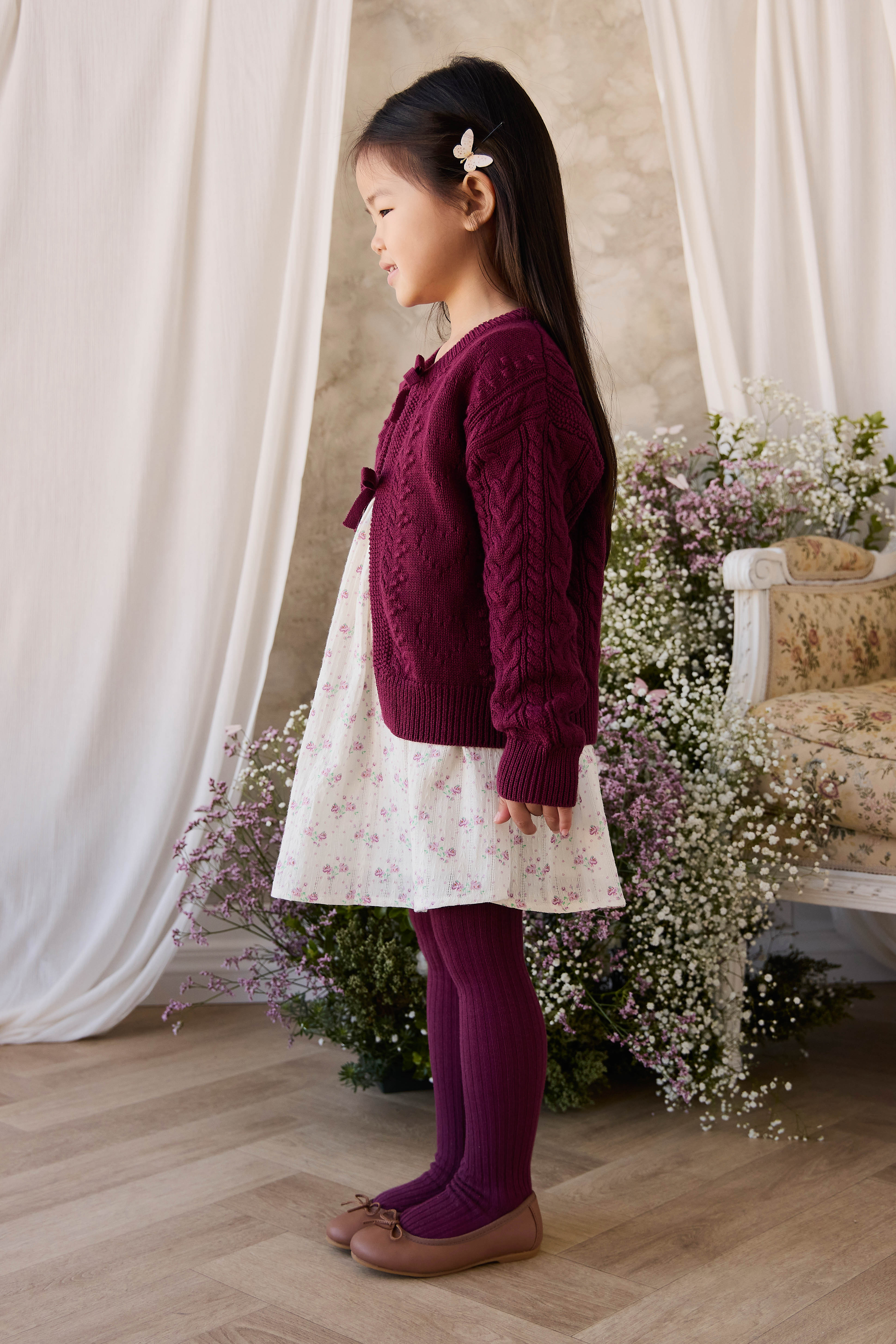 Ribbed Tight - Mulberry Wood