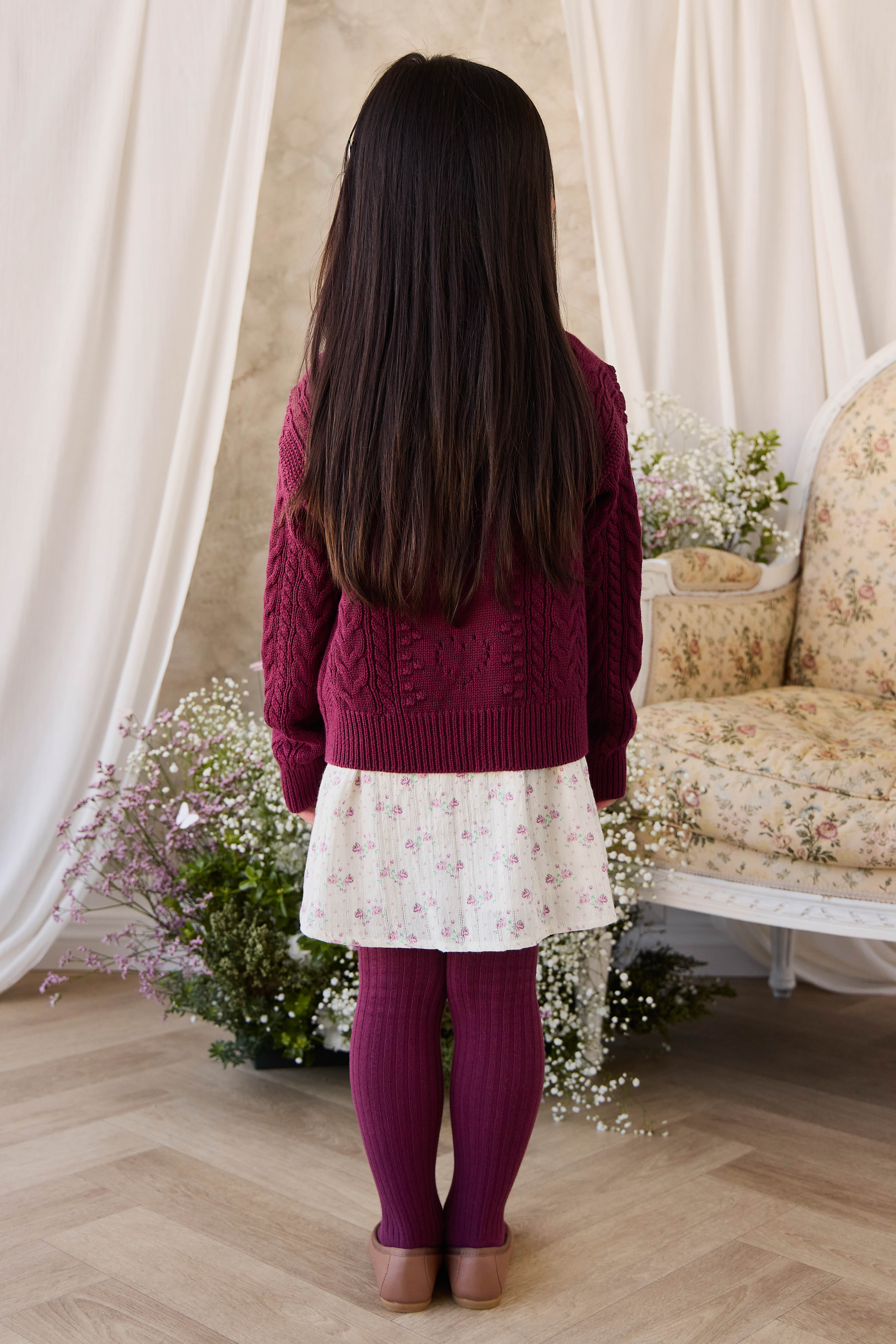 Ribbed Tight - Mulberry Wood