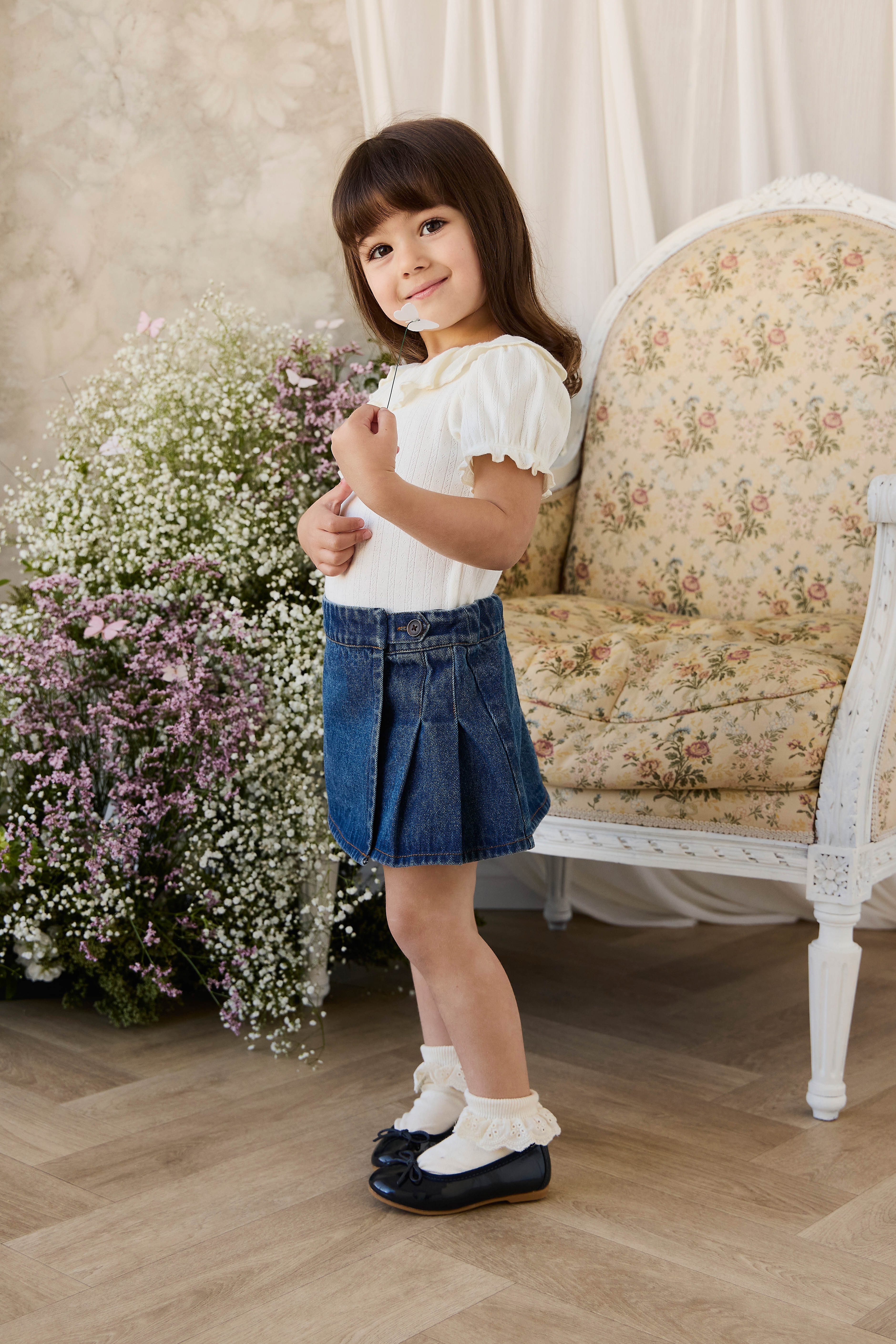 Beatrice Skirt - Classic Denim