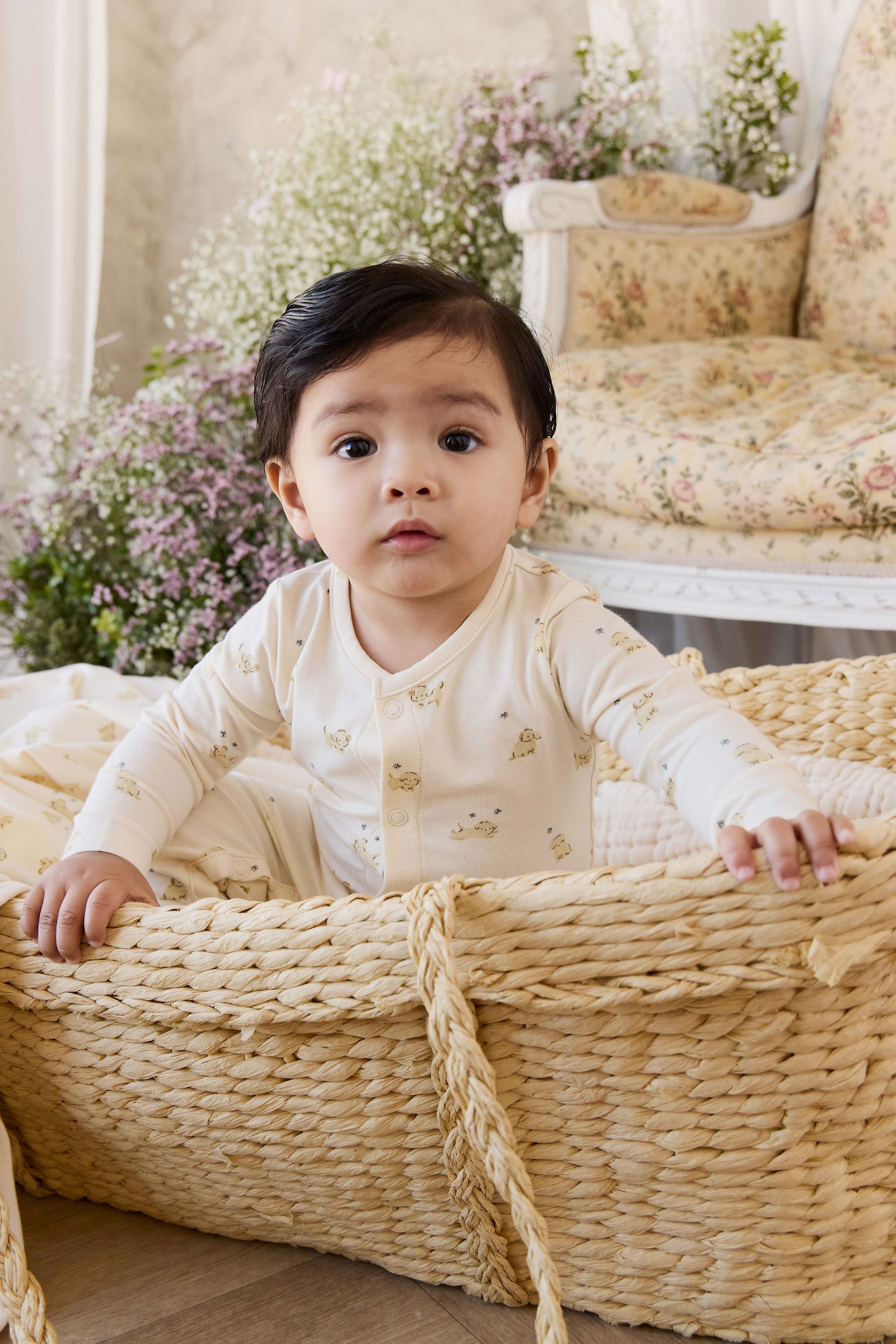 Organic Cotton Dakota Onepiece - Playful Honey