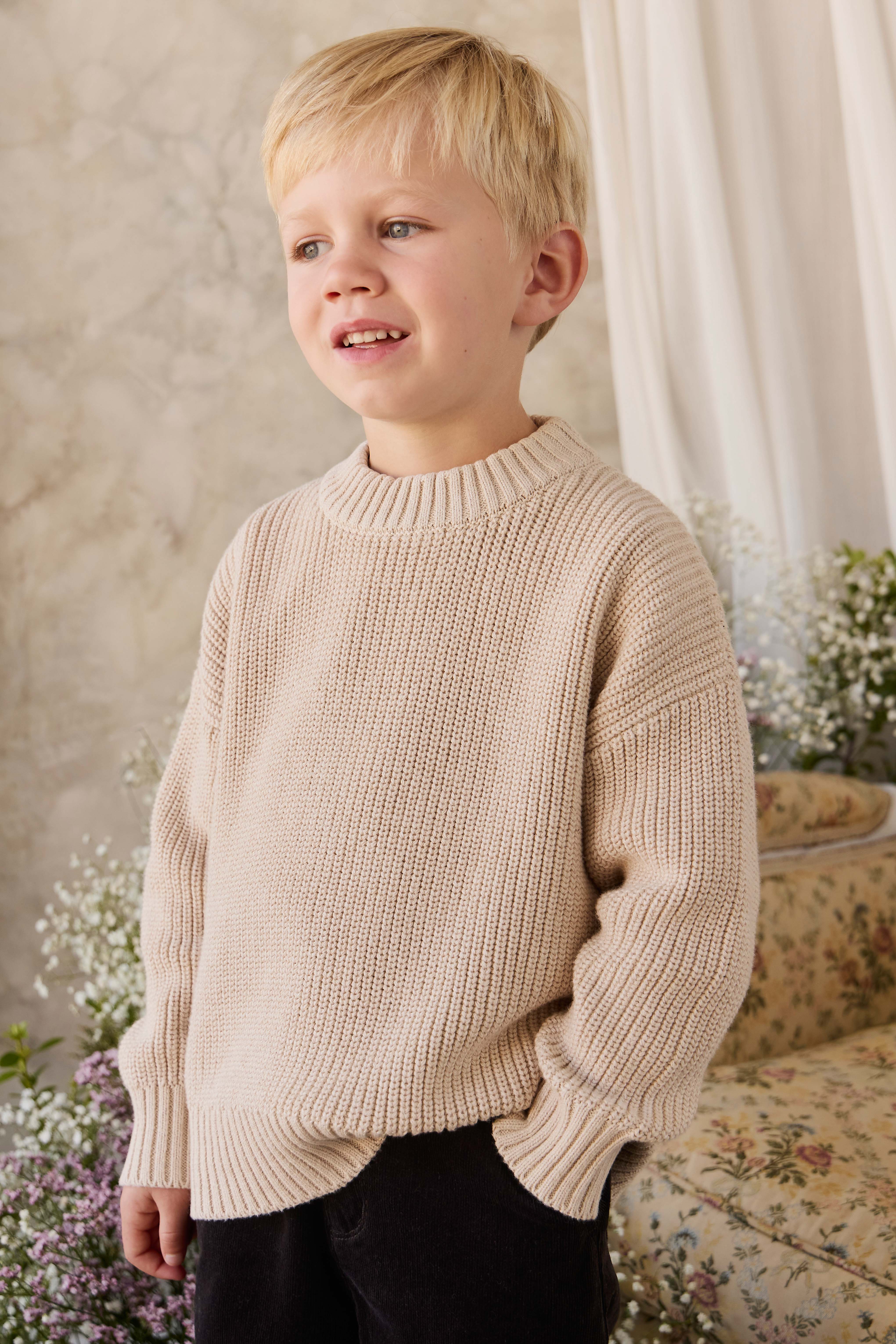Johan Jumper - Vintage Linen
