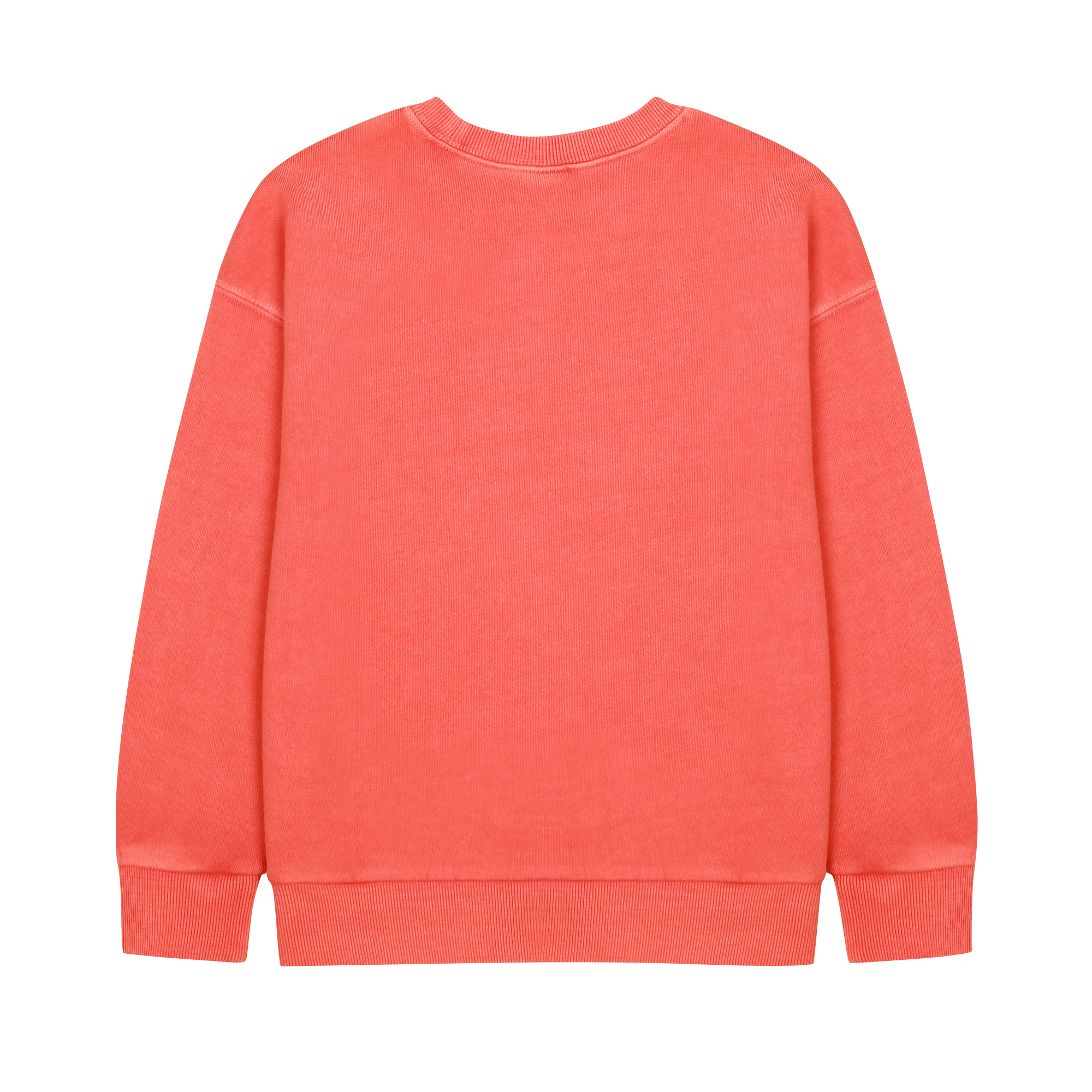 Elephant Pigment Sweatshirt - Red Orange