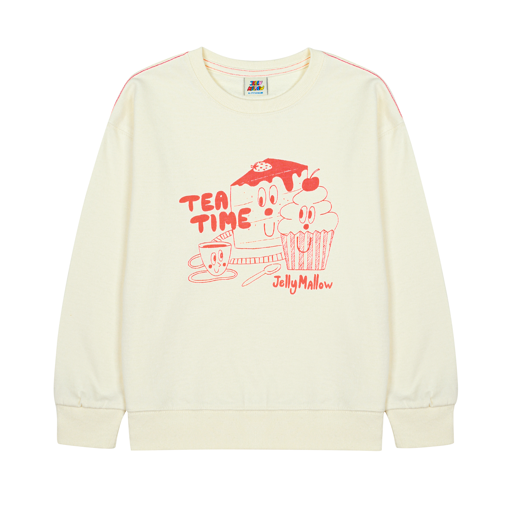 Tea Time Sweatshirt - Ivory