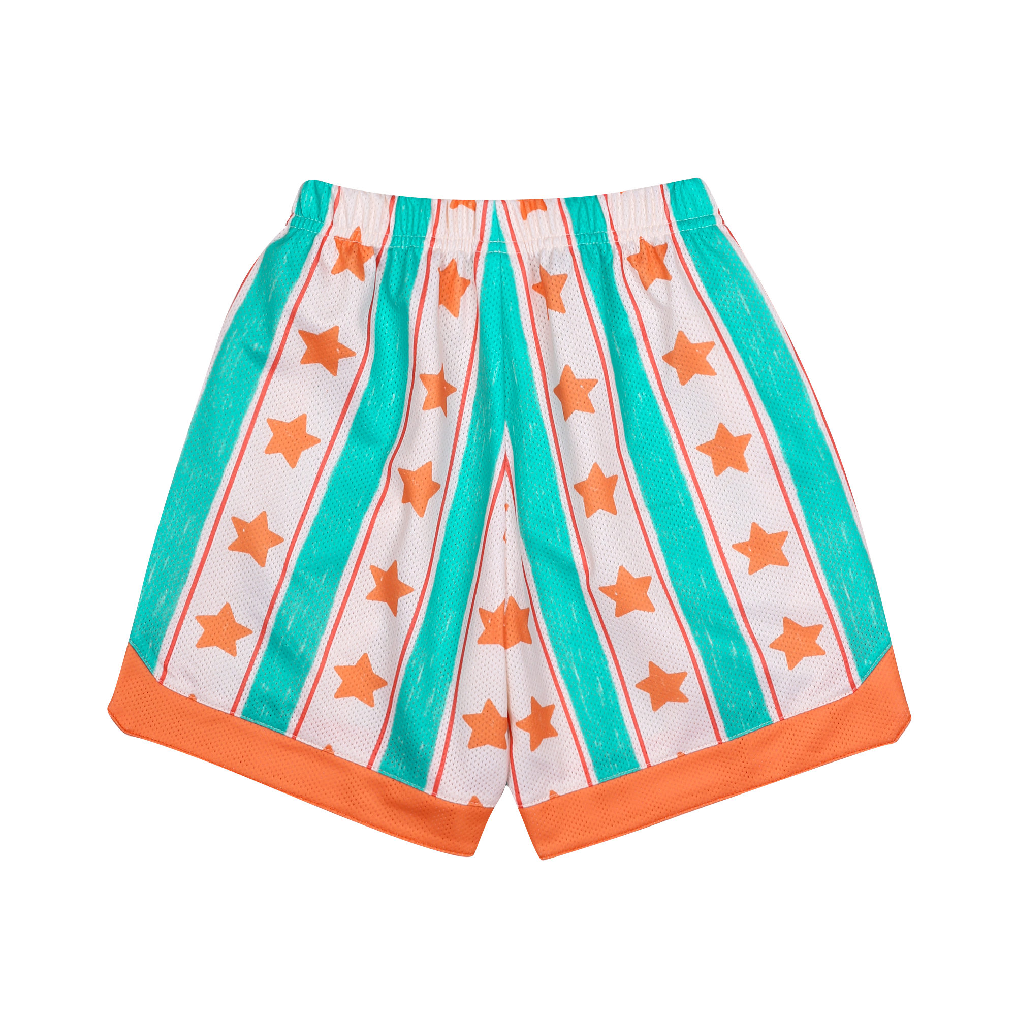 Star Mesh Shorts - Mint