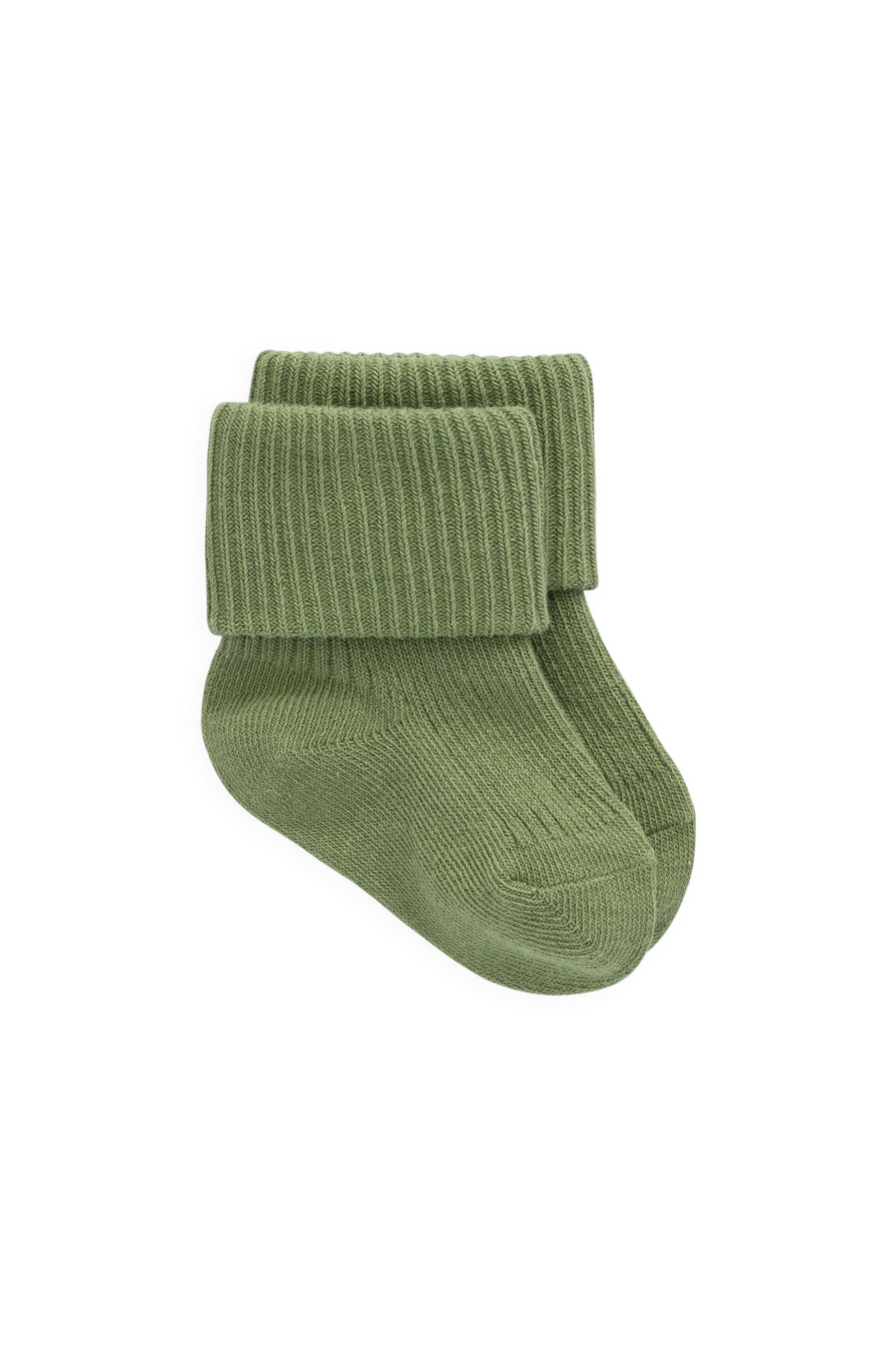 Classic Rib Sock - Matcha