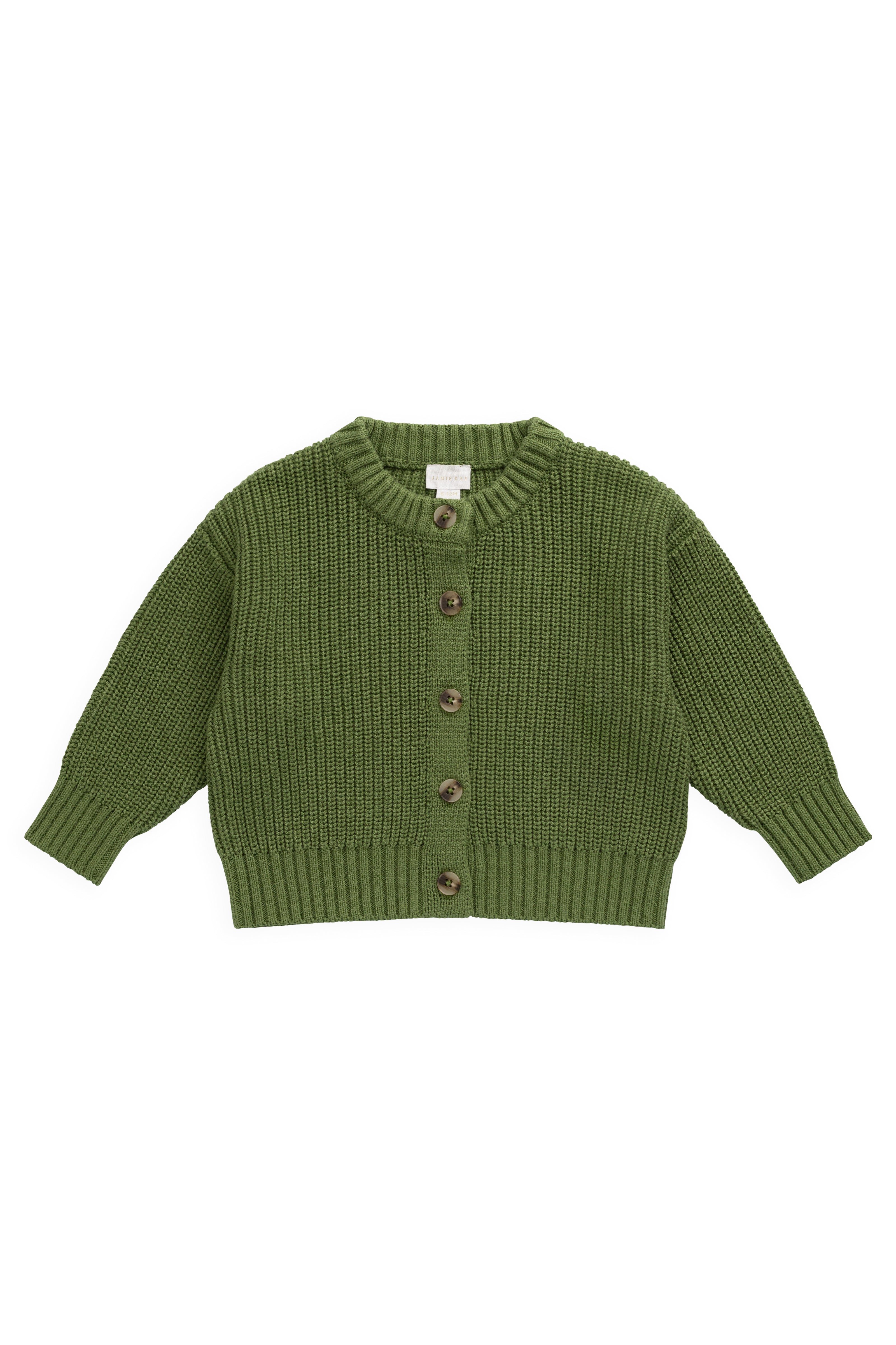 Johan Knitted Cardigan - Matcha