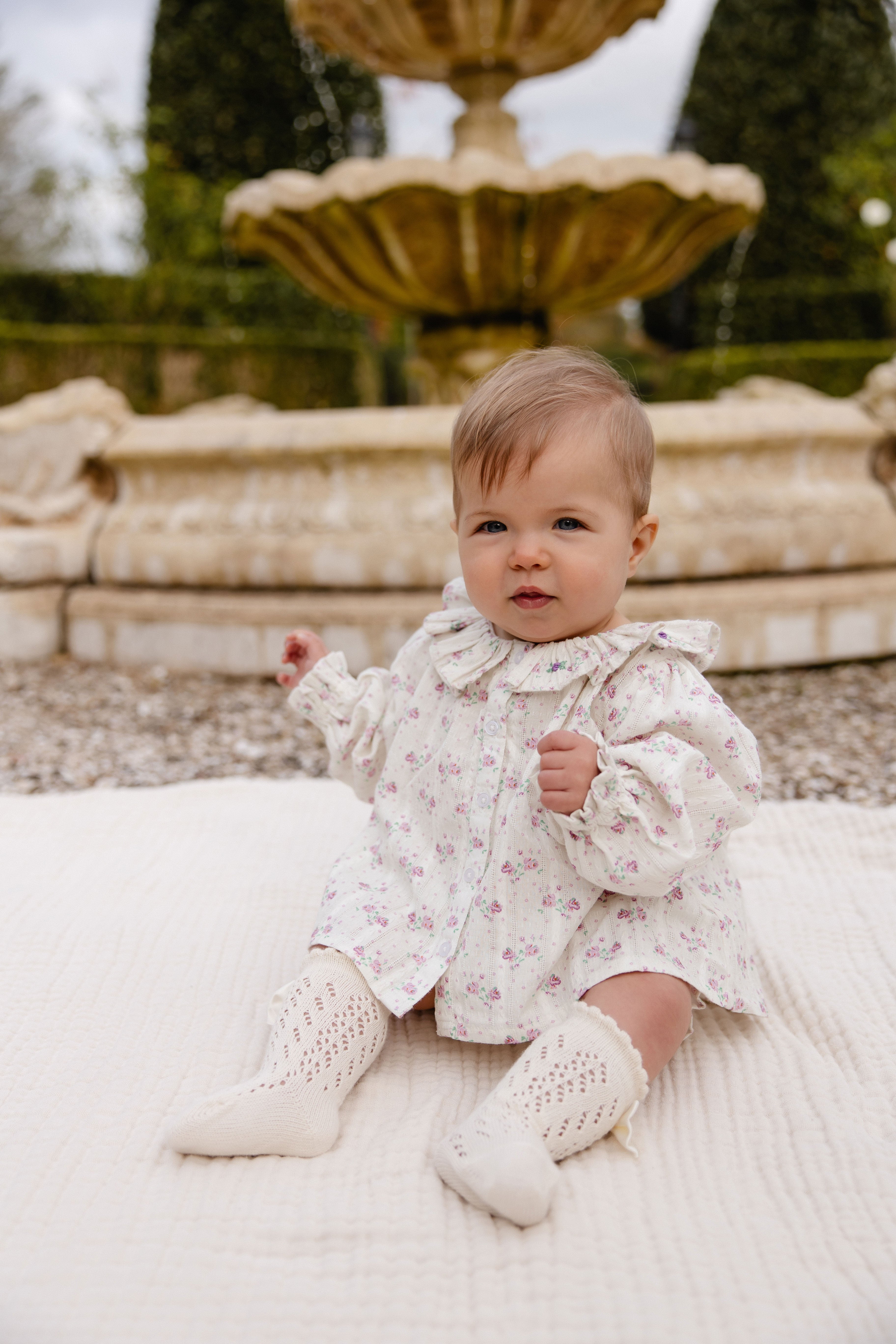 Organic Cotton Frill Bloomer - Molly Lilac