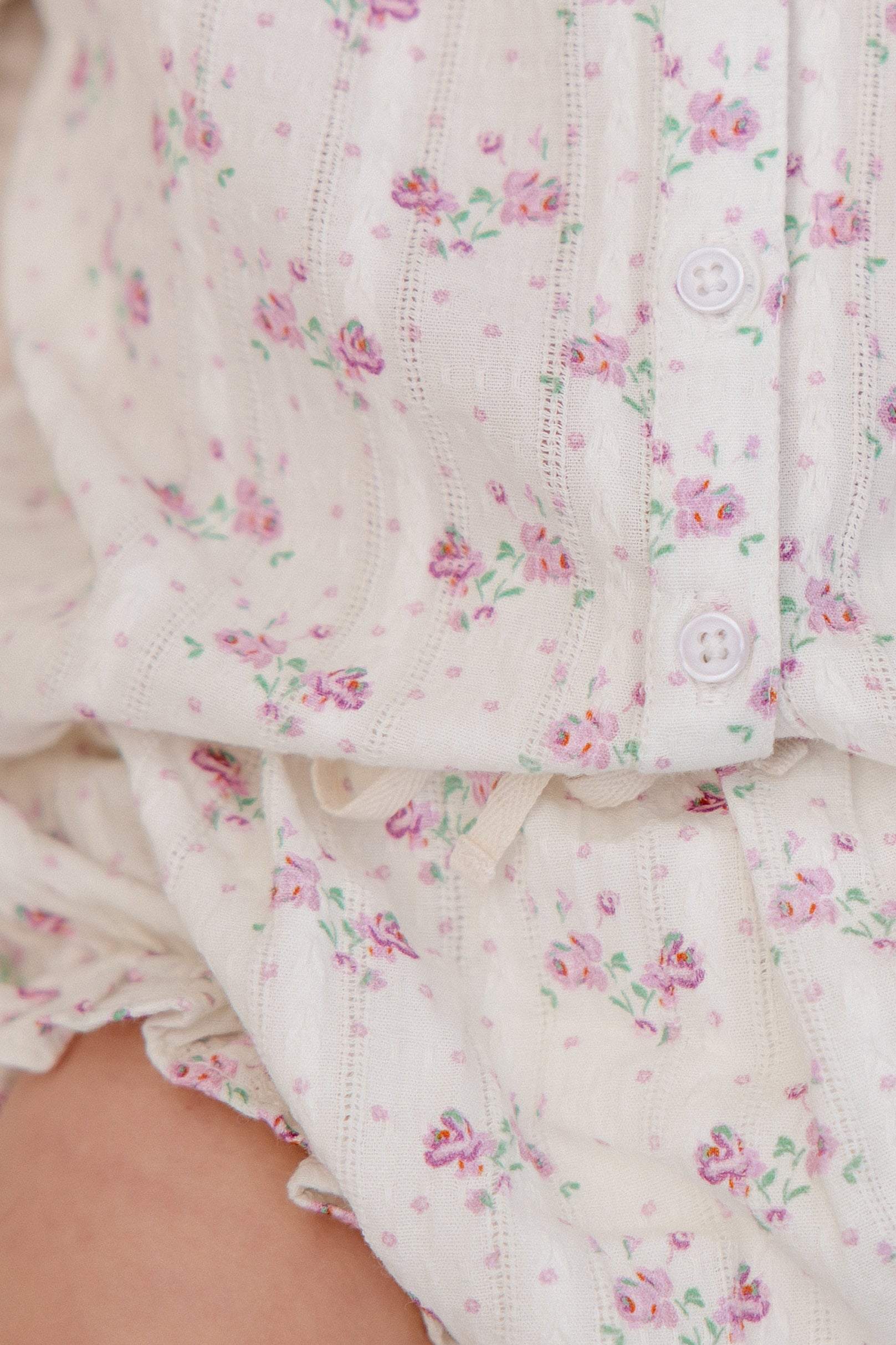 Organic Cotton Frill Bloomer - Molly Lilac