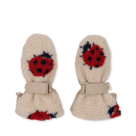 jody mittens - ladybug sand