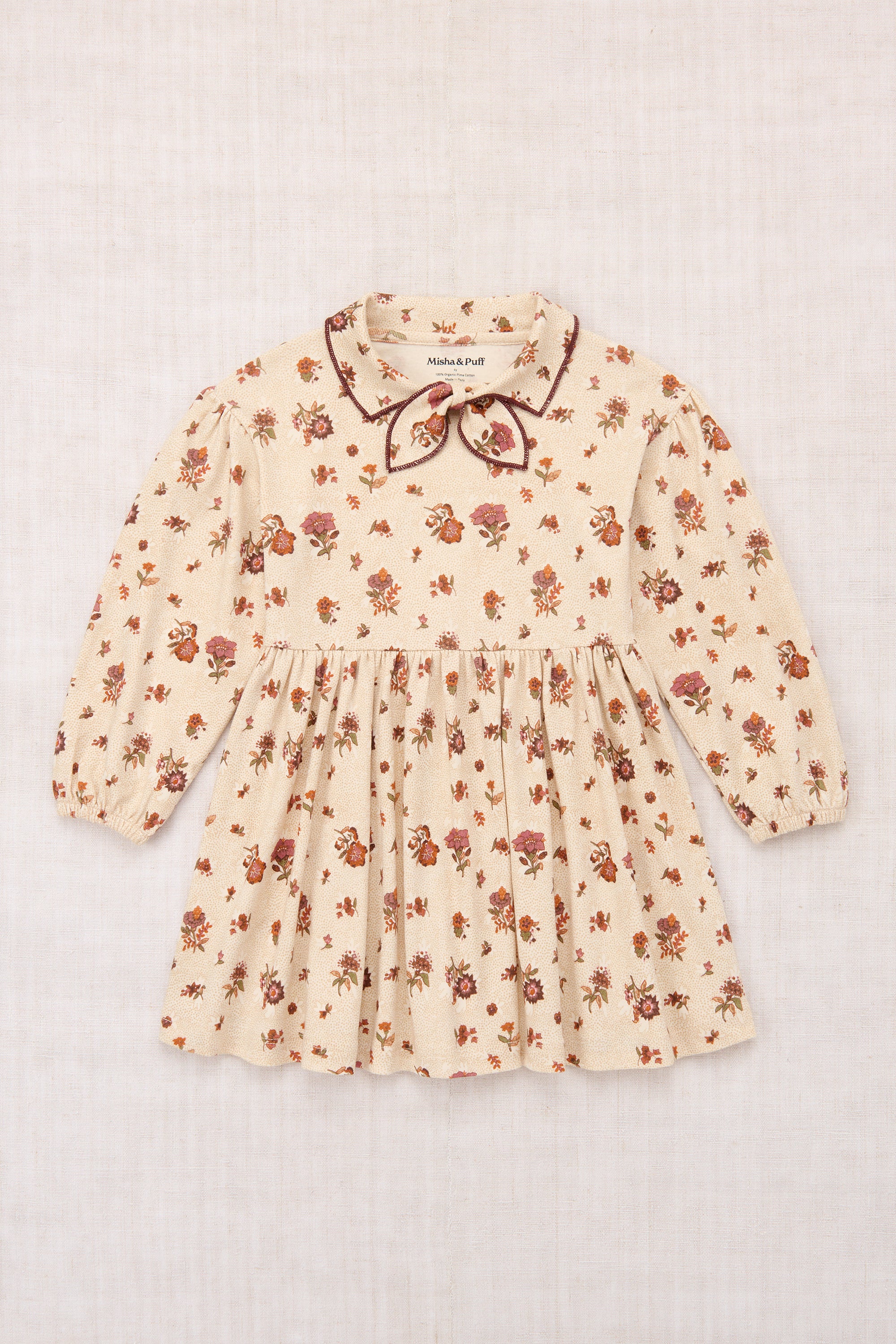 Junior Scout Dress - String, Antique Rose, Holyoke Floral