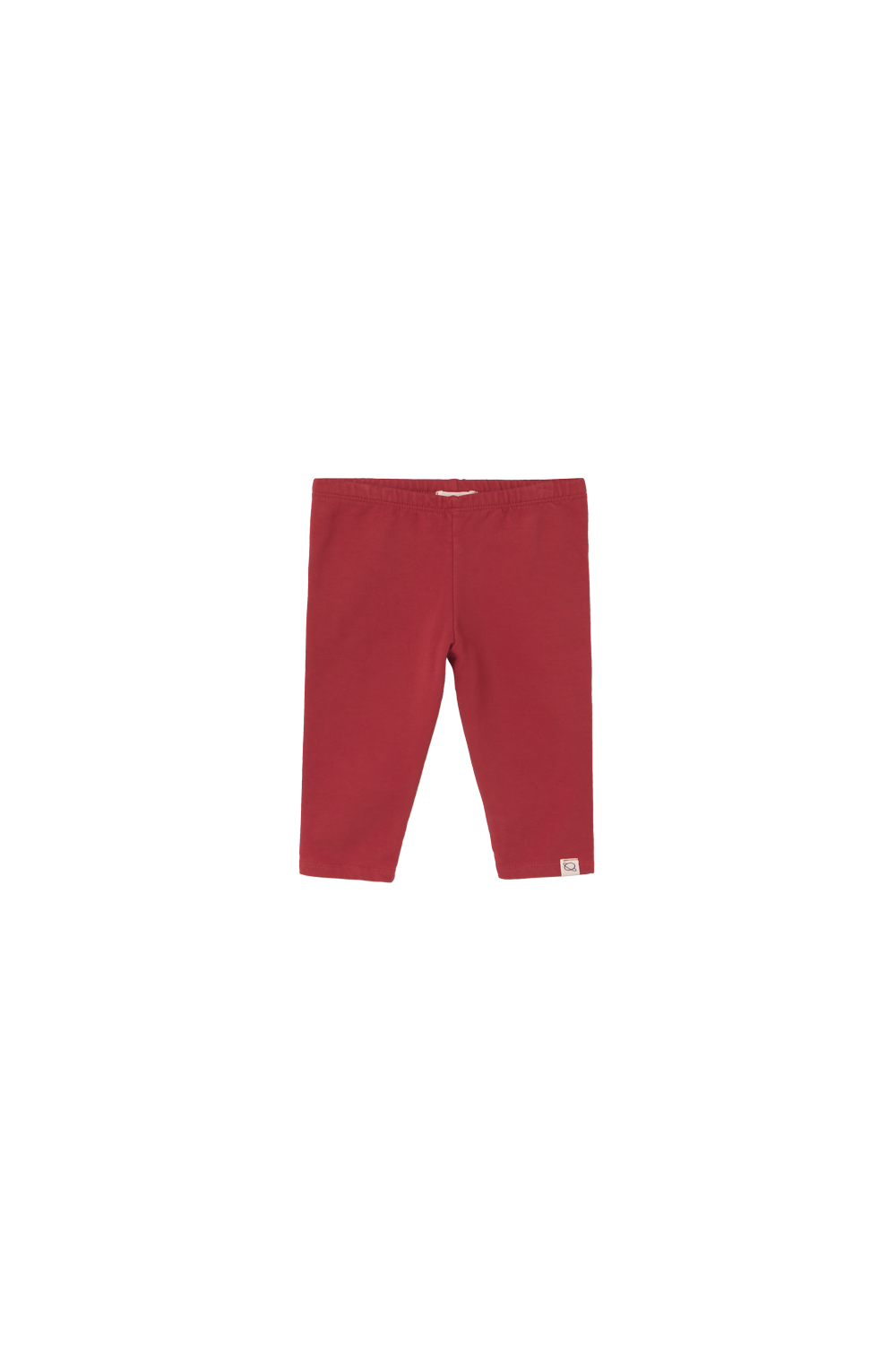 Soft Brushed Fleece Baby Leggings - Red Velvet