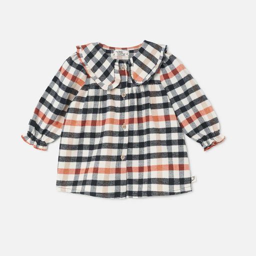 Plaid check baby dress