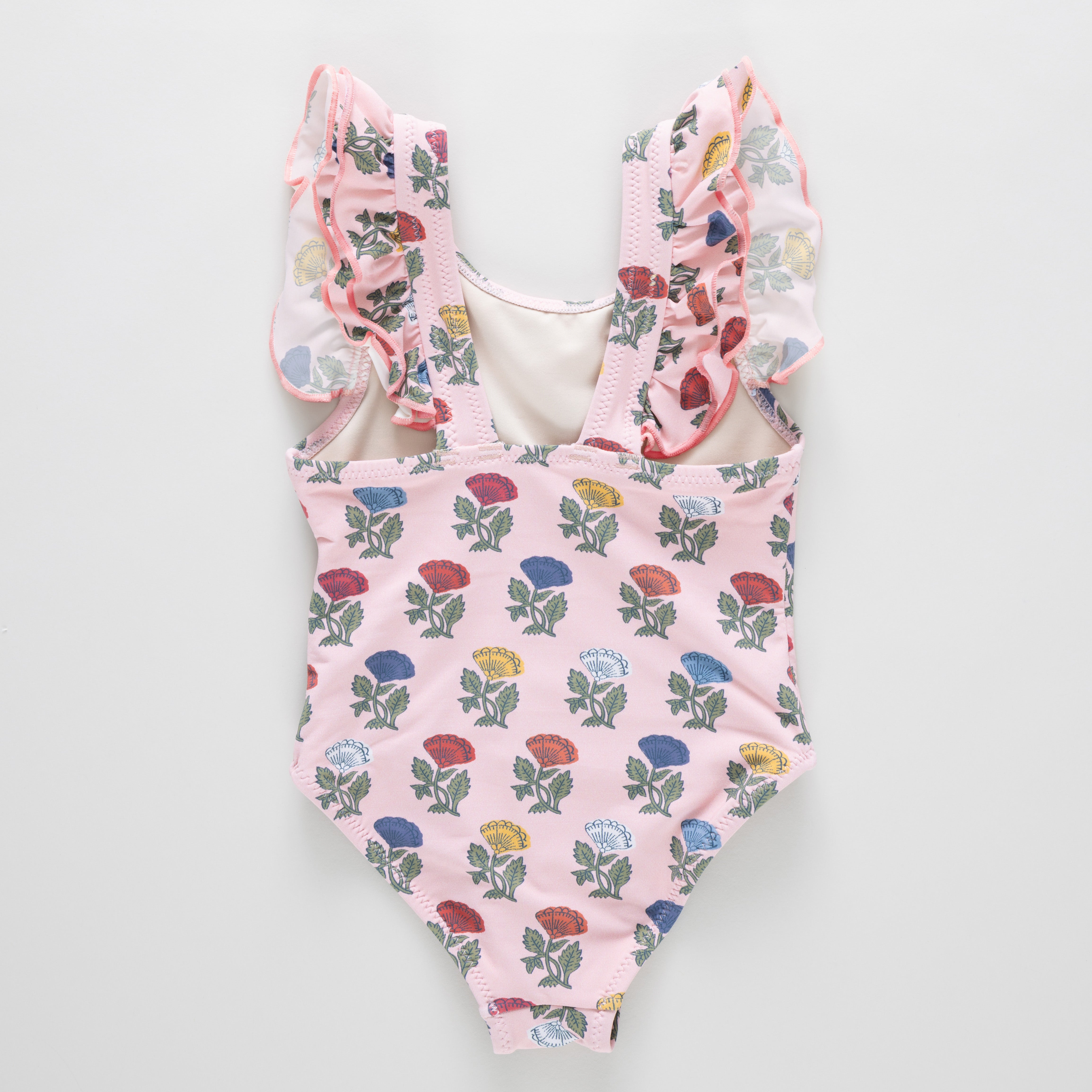 Girls Liv Suit - Multi Flower Drop